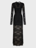Long lace dress