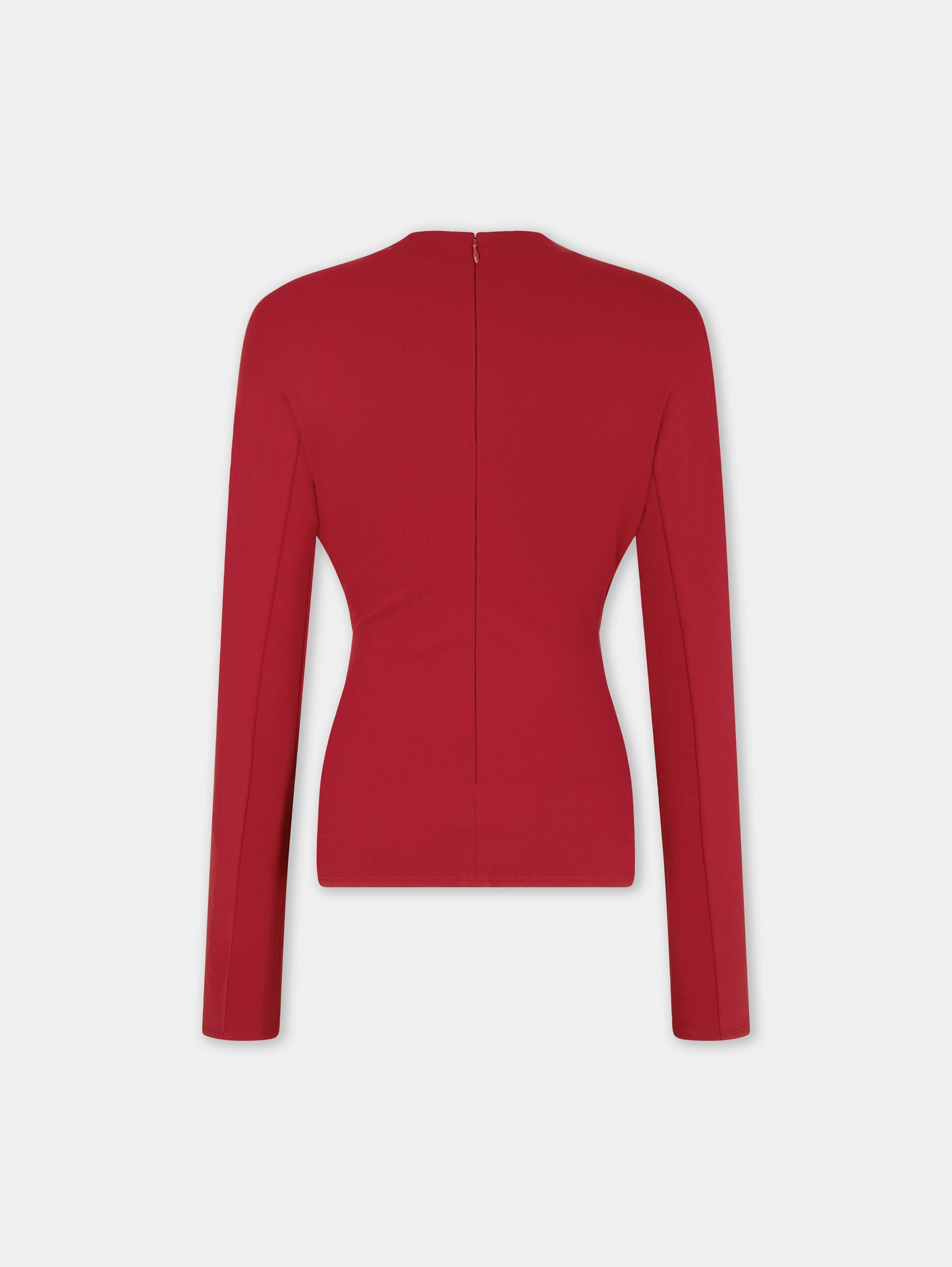 Jersey top with ruched details