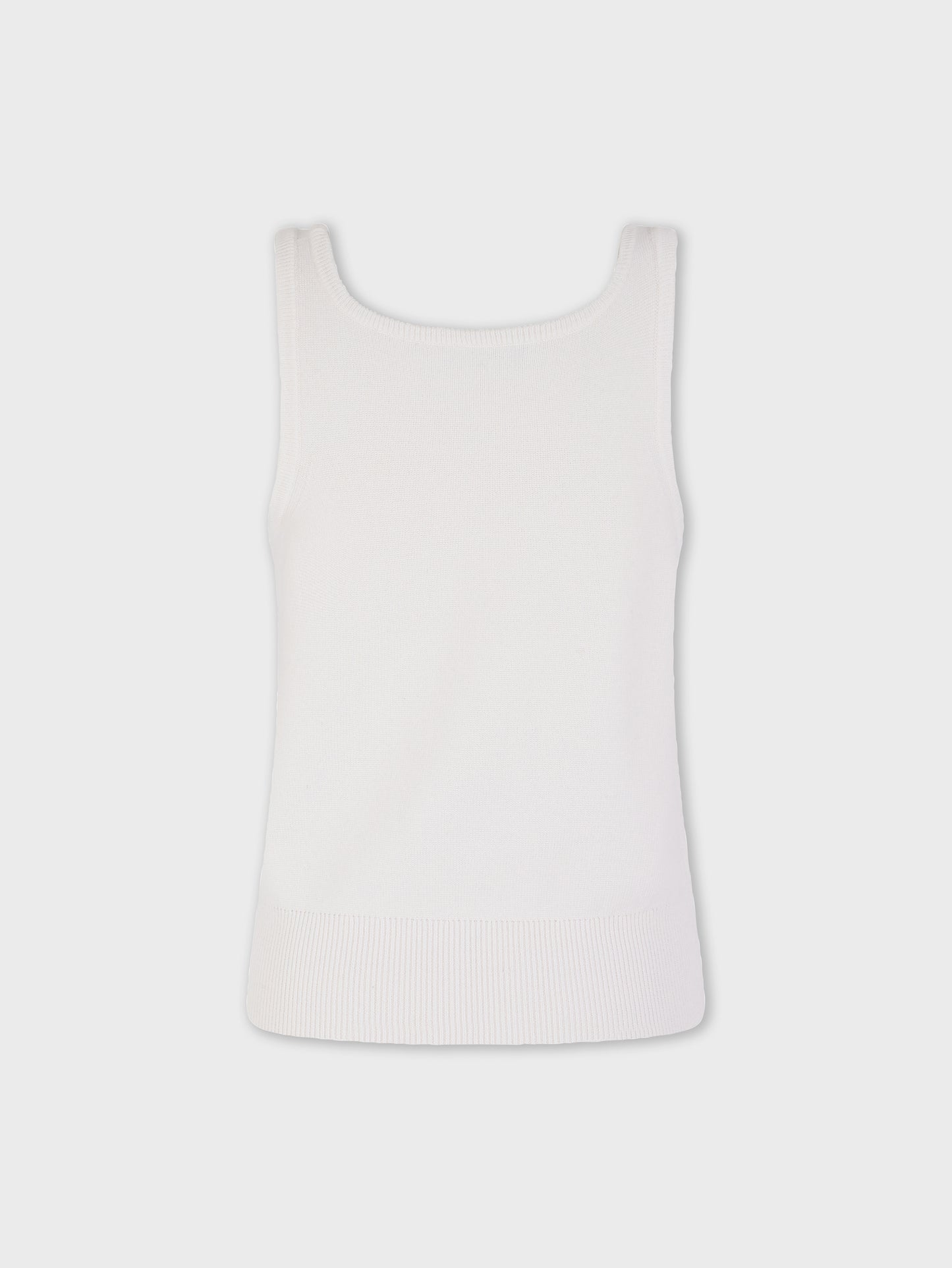 Embroidered wool top