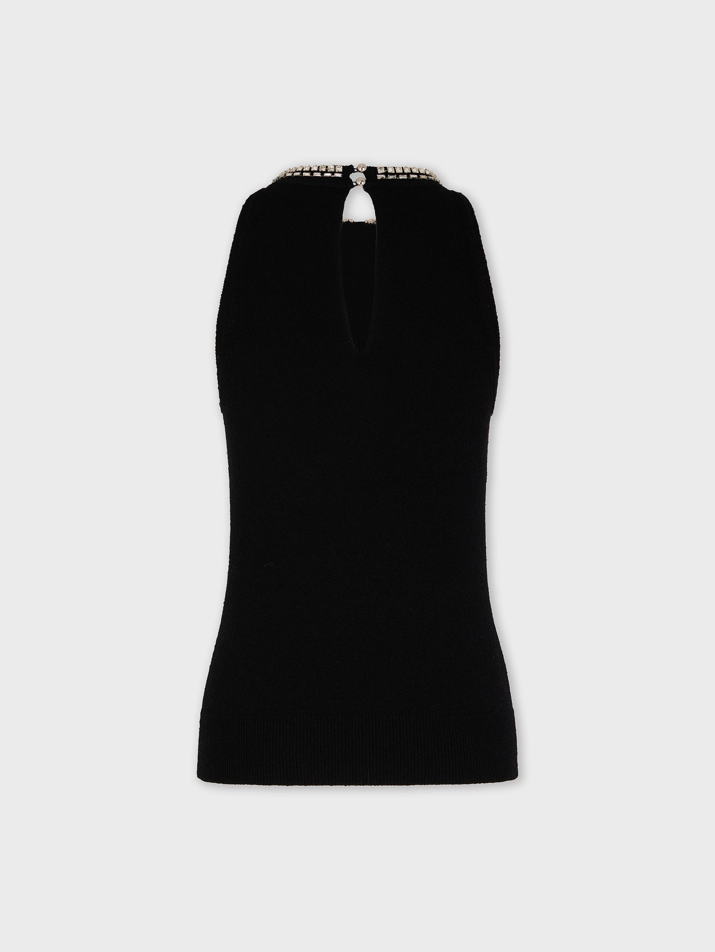 Embroidered knit top