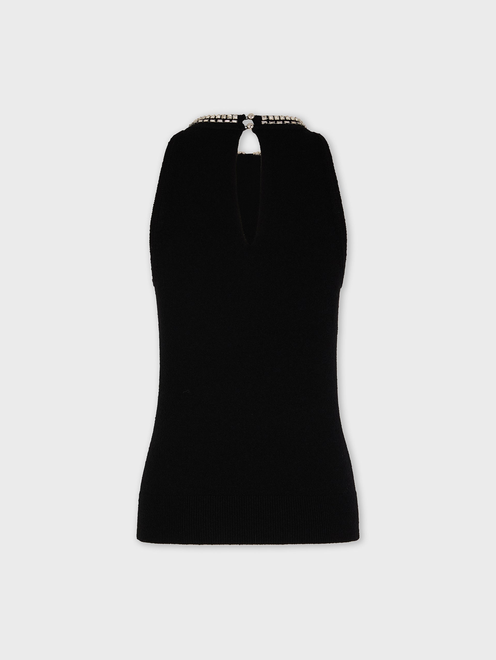 Embroidered knit top