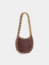 Moon reversible Flip bag in leather