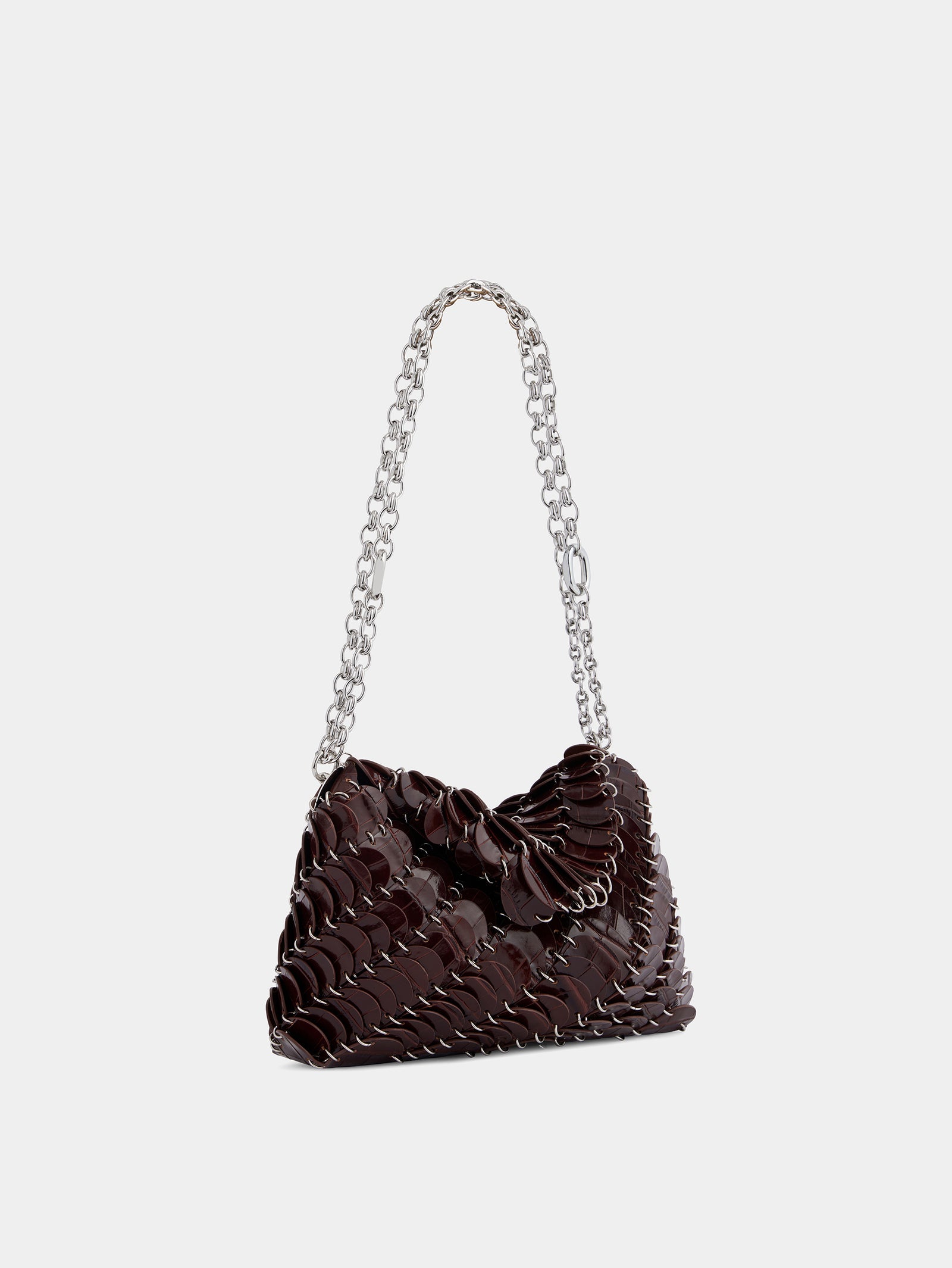 Paco night leather bag brown position 3 - Image 3