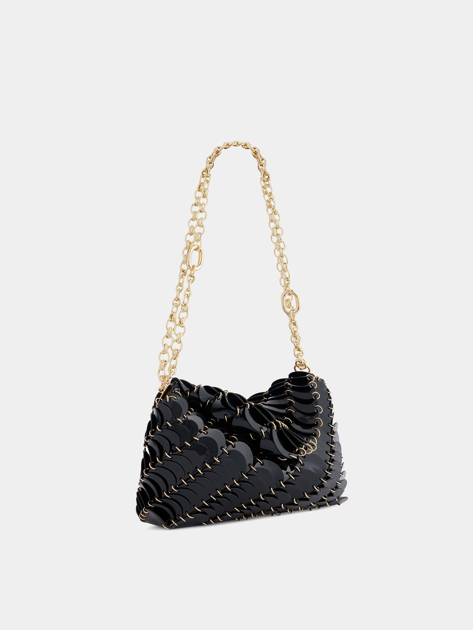 Paco night leather bag black position 3 - Image 3