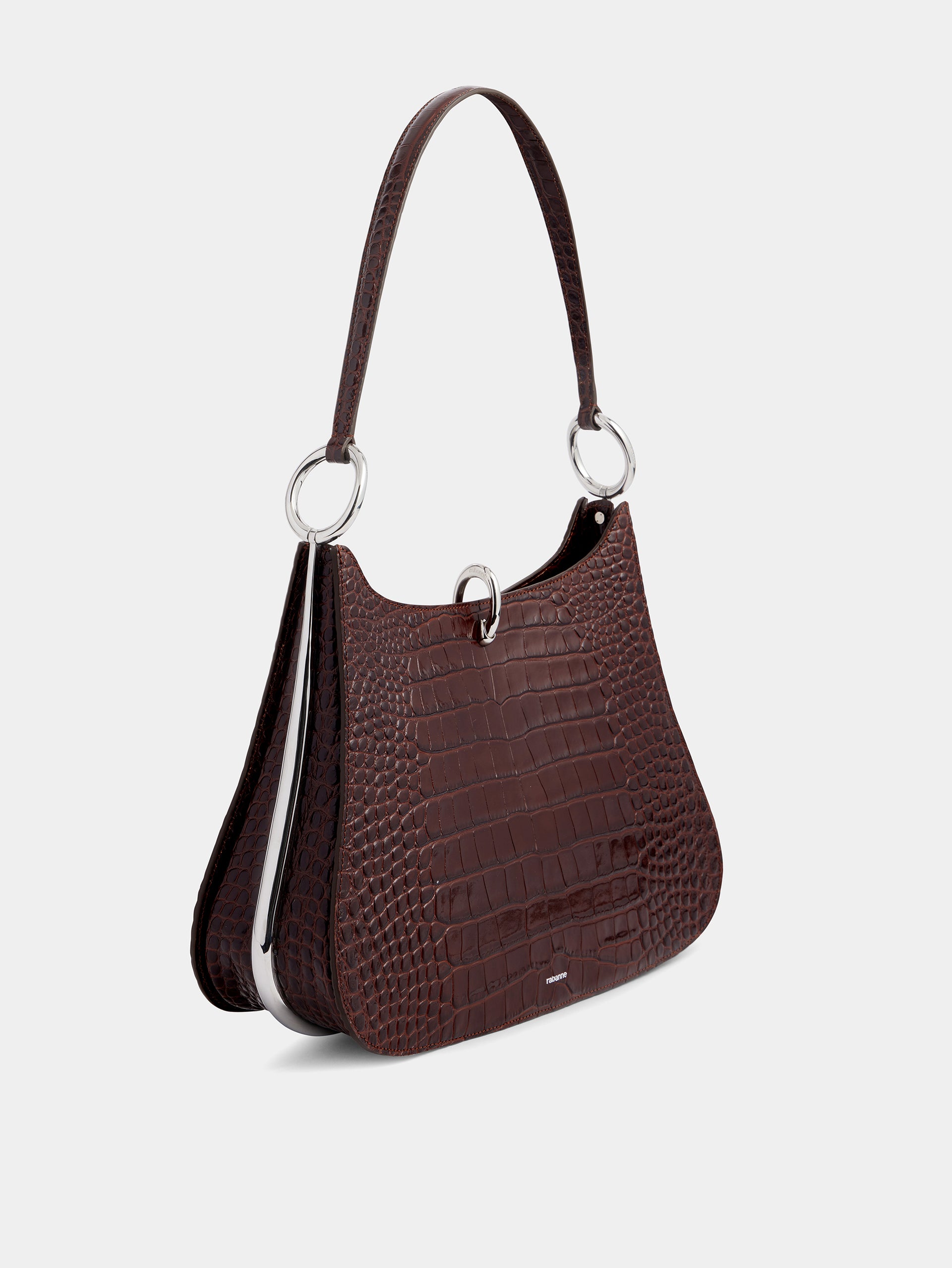 Large Ring leather bag