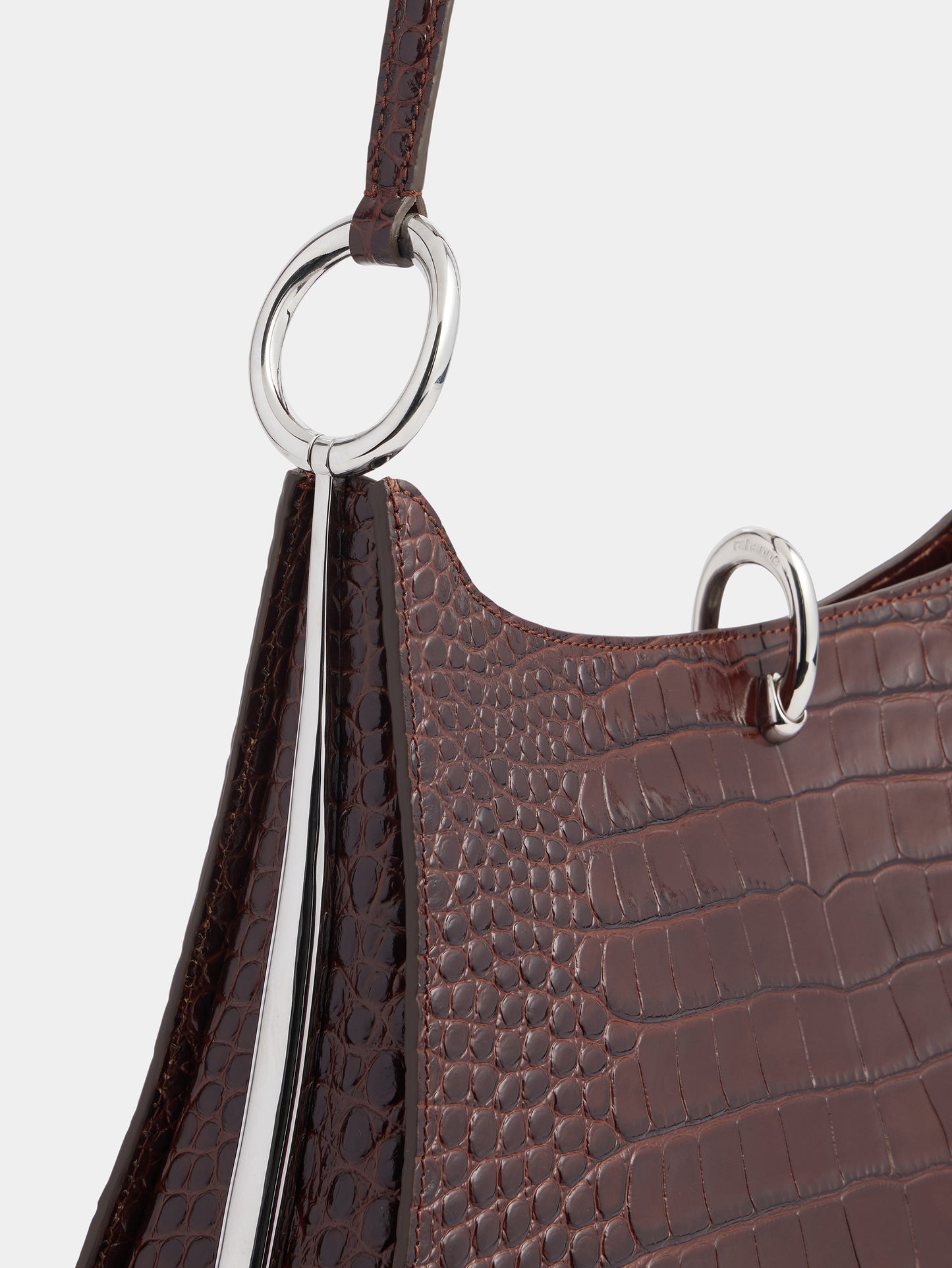 Large Ring leather bag