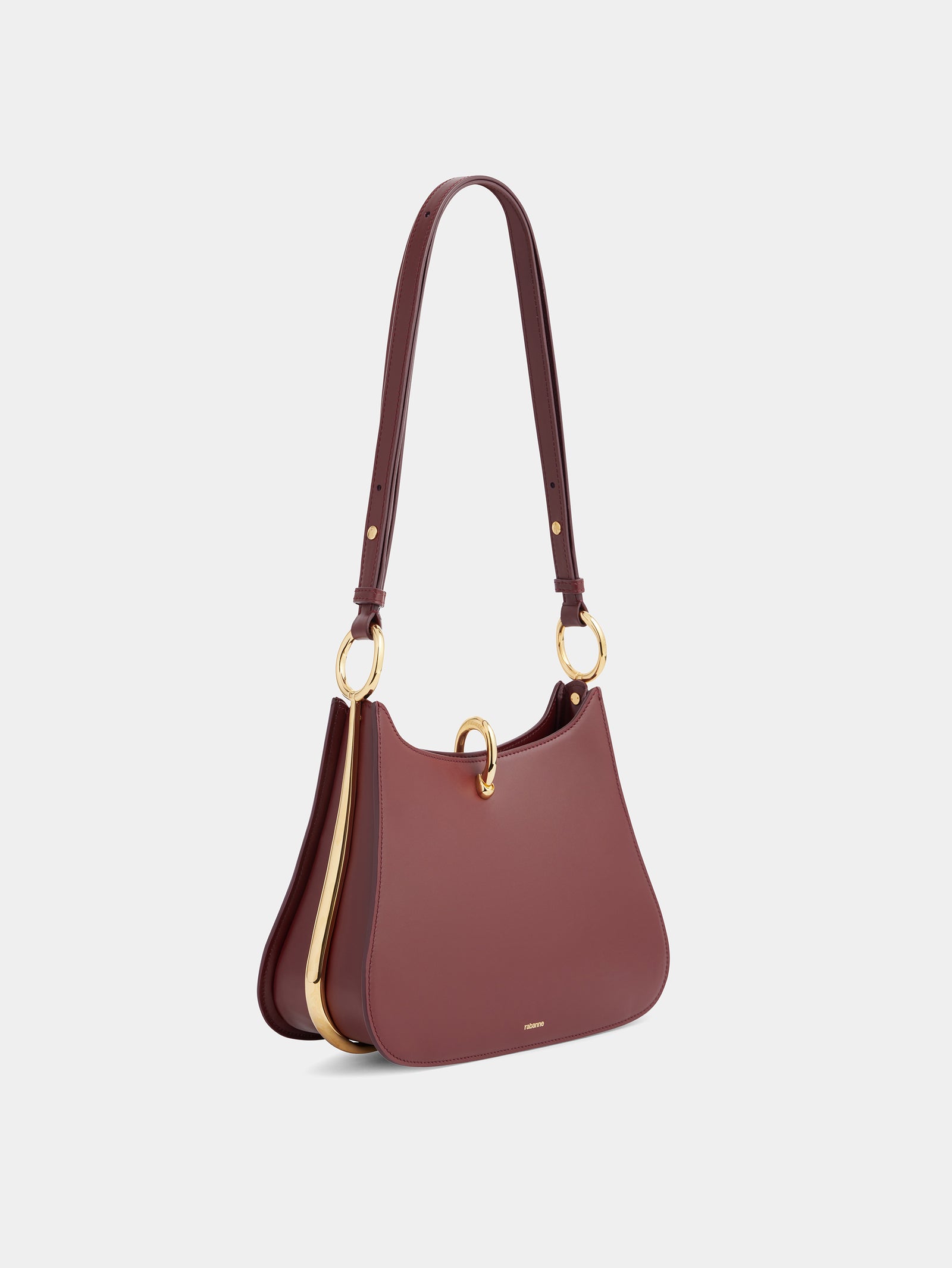 Medium Ring leather bag position 3 - Image 3
