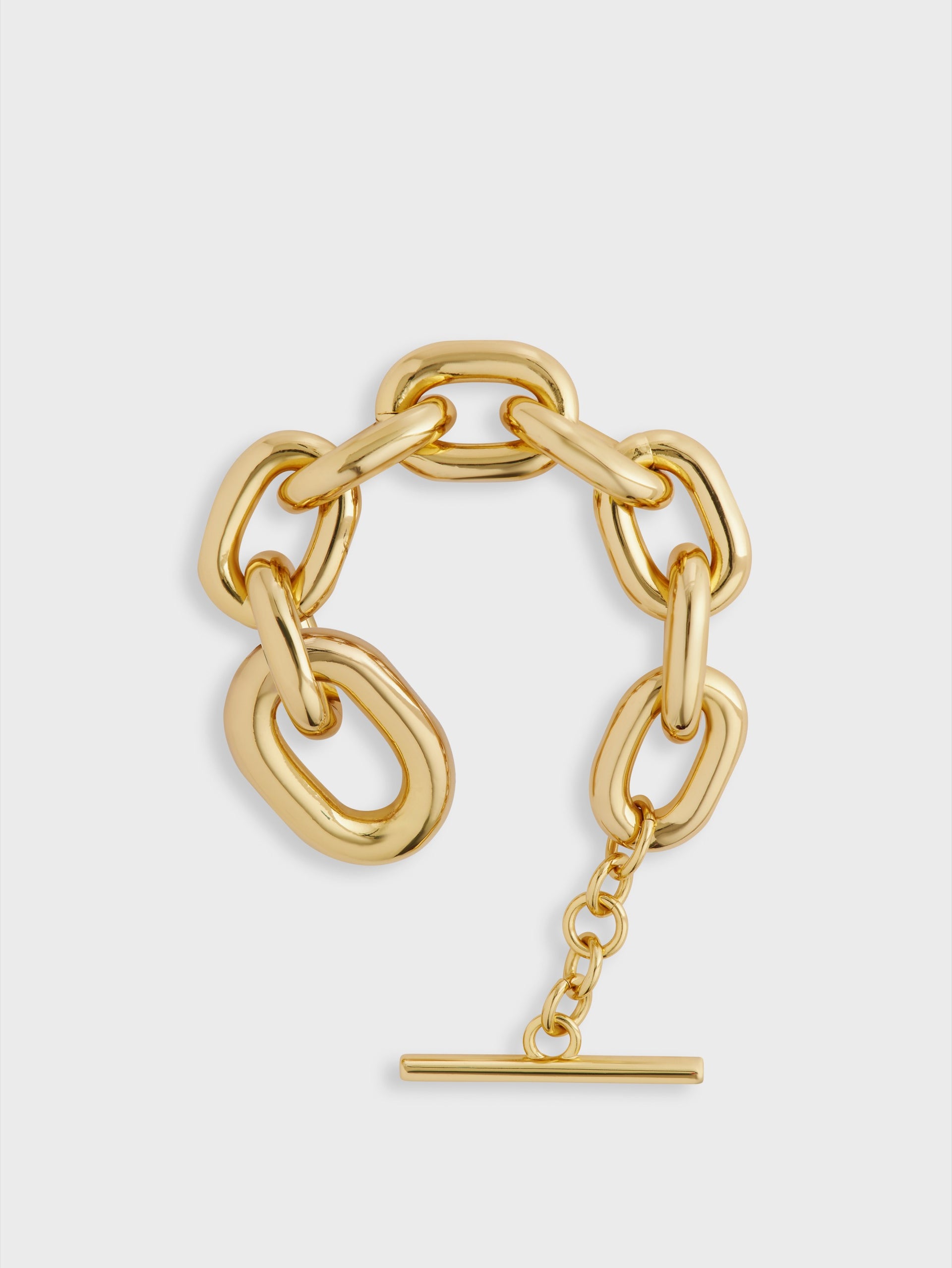 Gold XL link bracelet