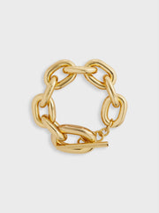 Gold XL link bracelet