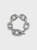 Silver XL link bracelet