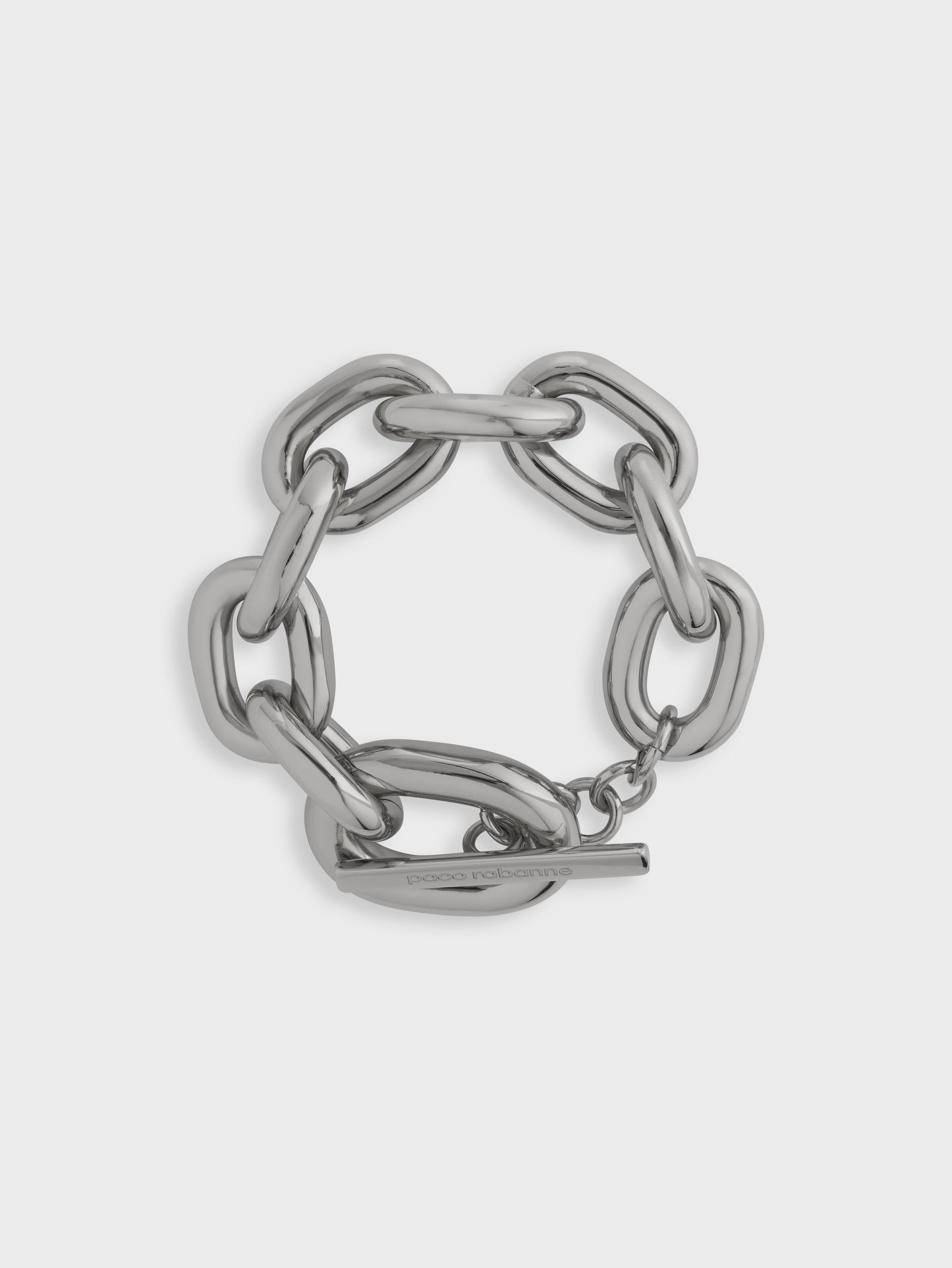 Silver XL link bracelet