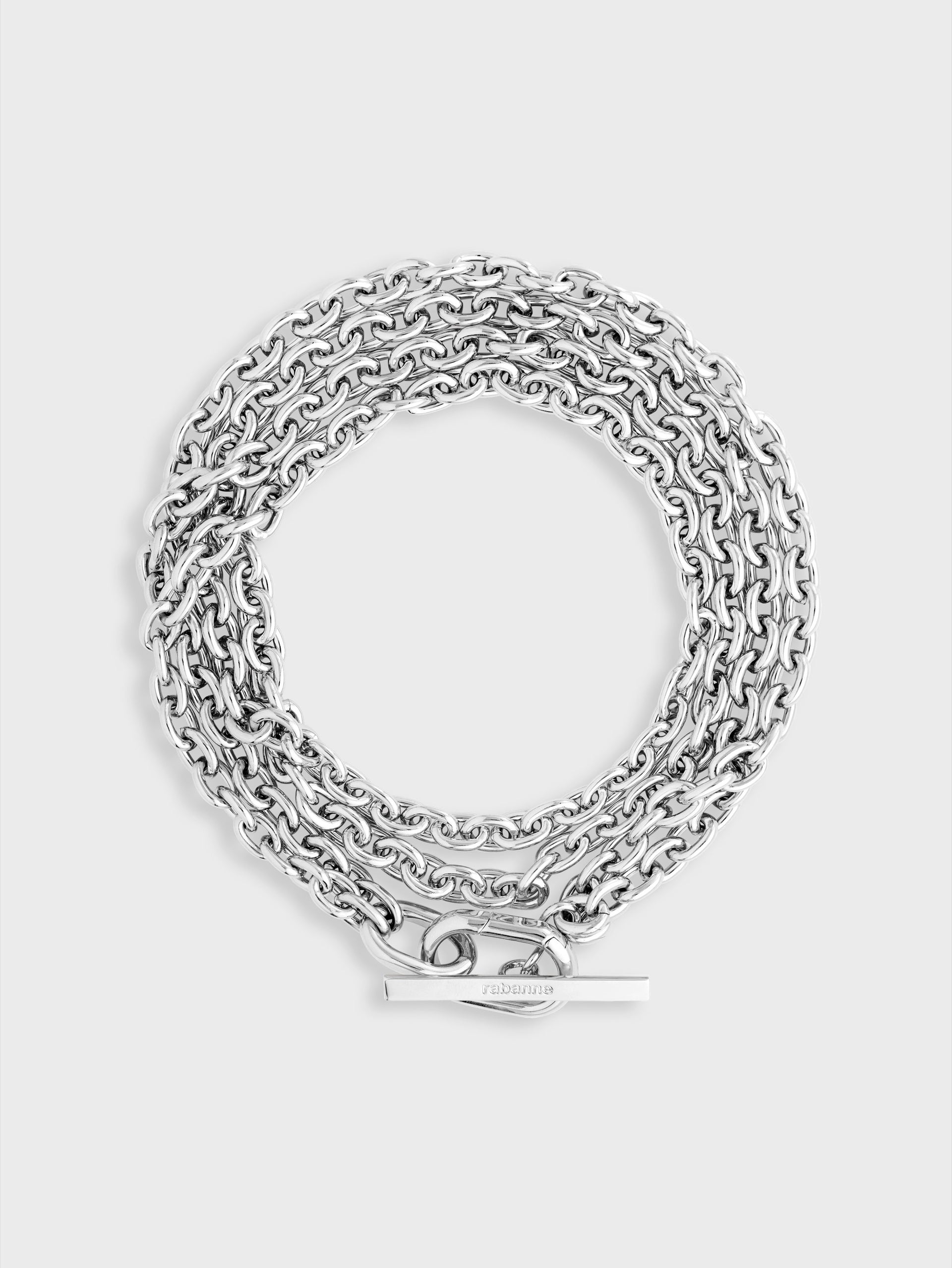 COLLIER XS LINK argenté