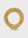 COLLIER  XS LINK doré
