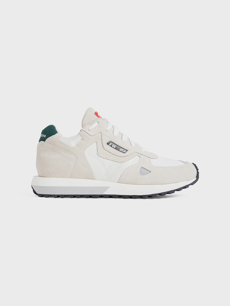 White sneakers with logo