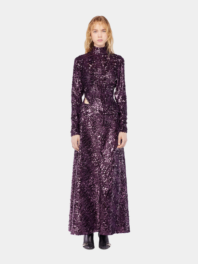 Mock neck sequin top - Image 2