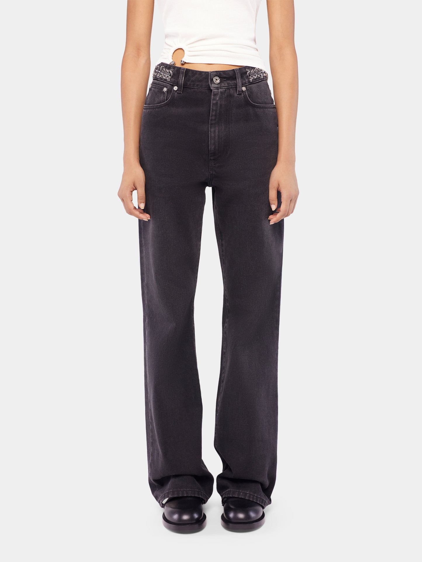 Signature black jeans with 1969 discs