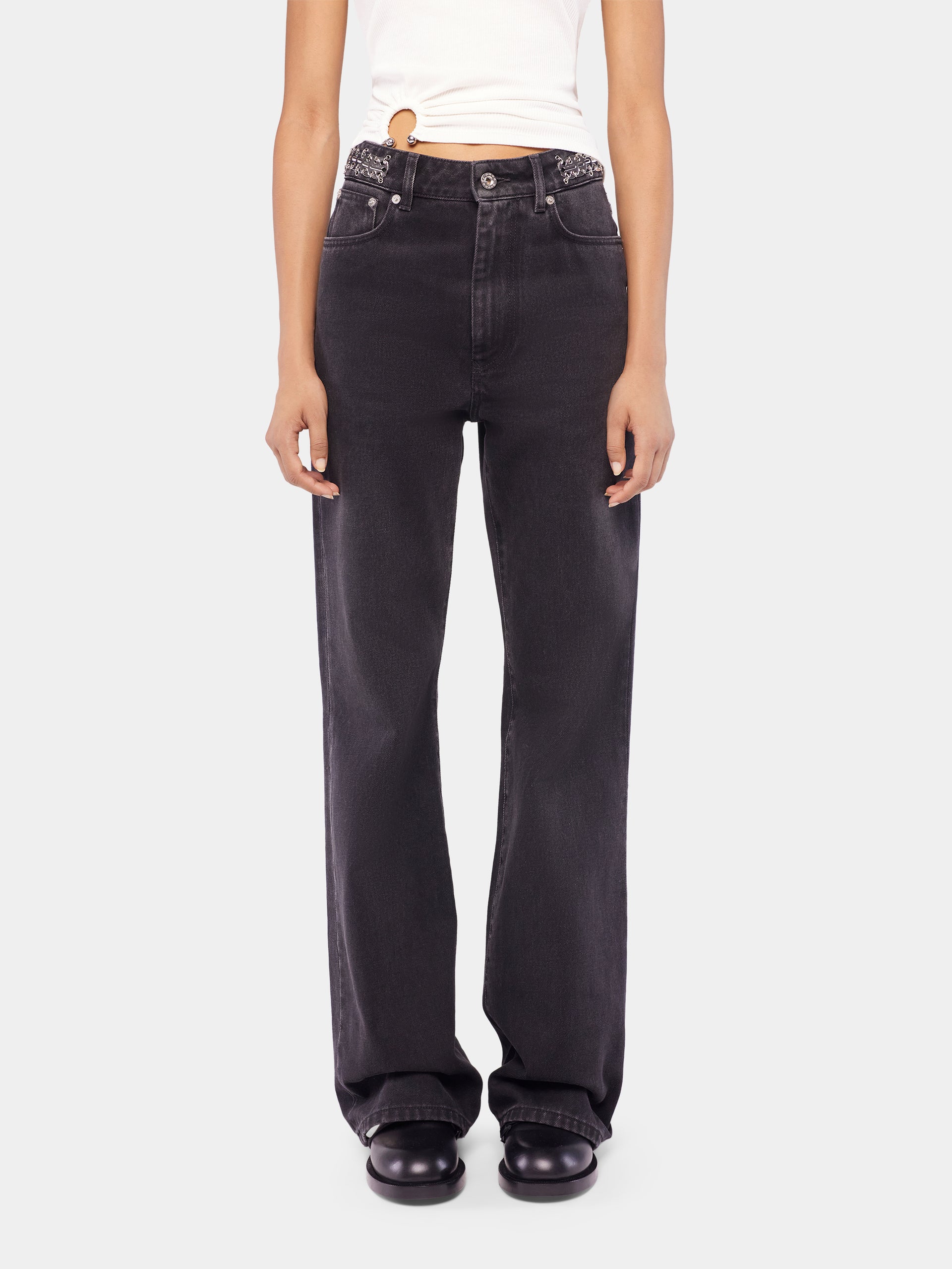 Signature black jeans with 1969 discs