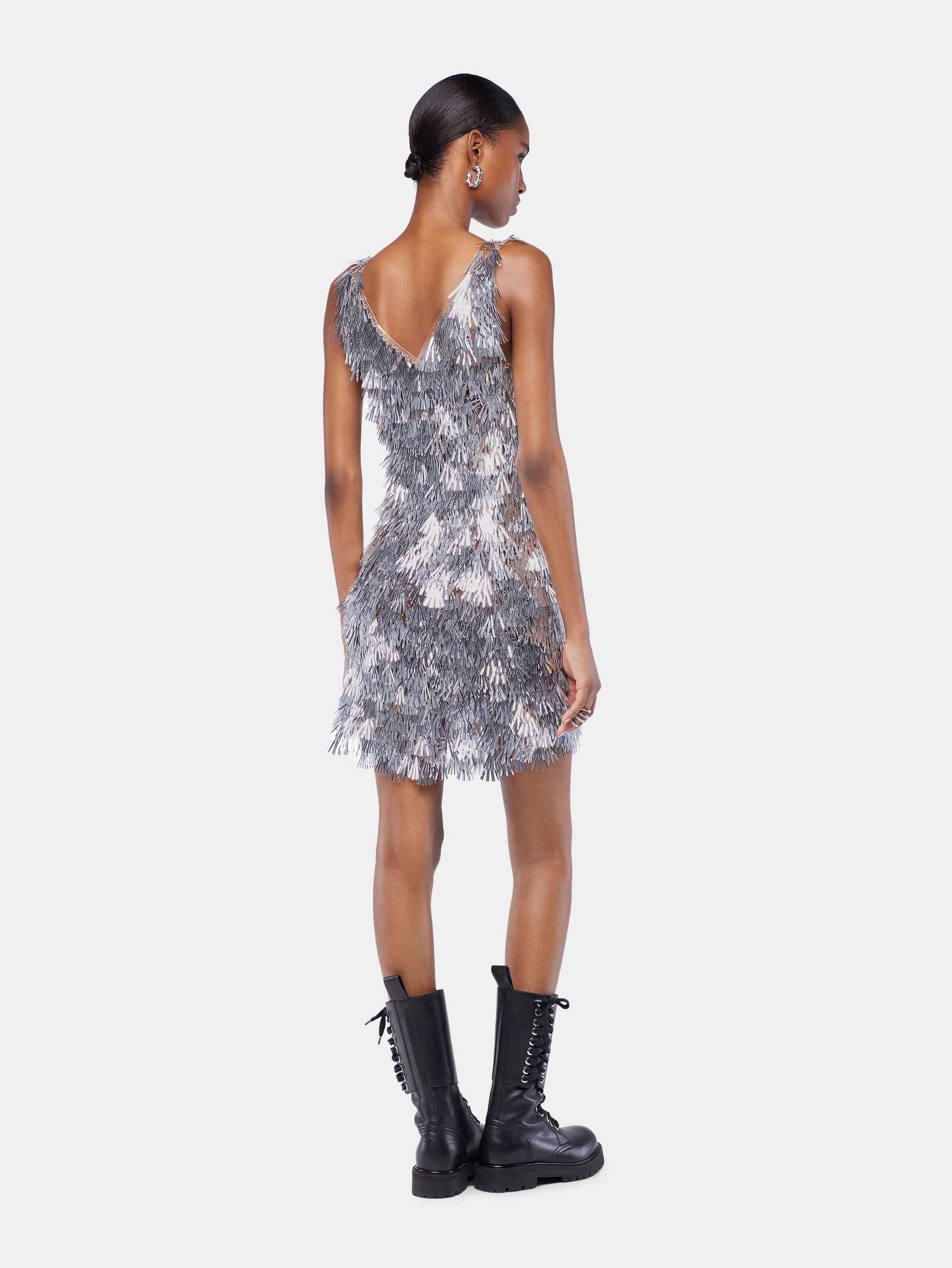 Mini dress in assembly