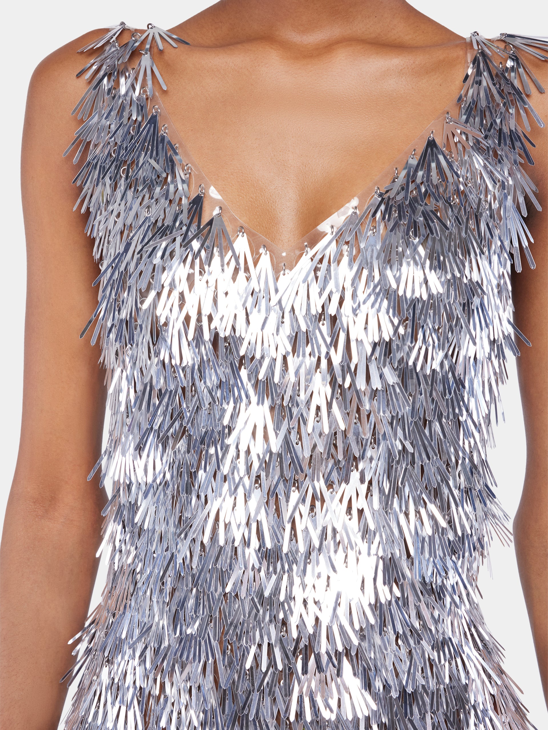 Mini dress in assembly