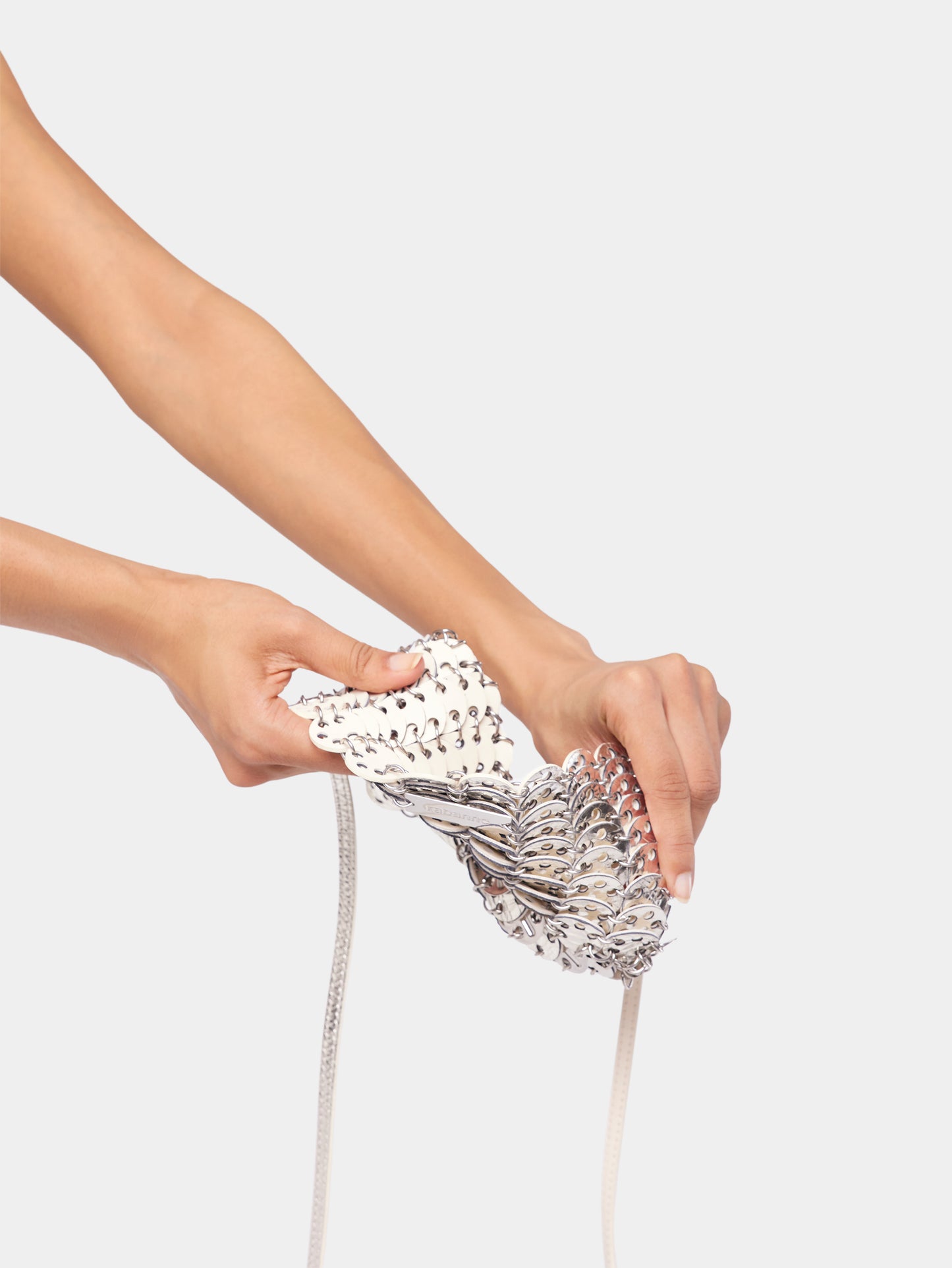 1969 reversible nano flip bag in leather