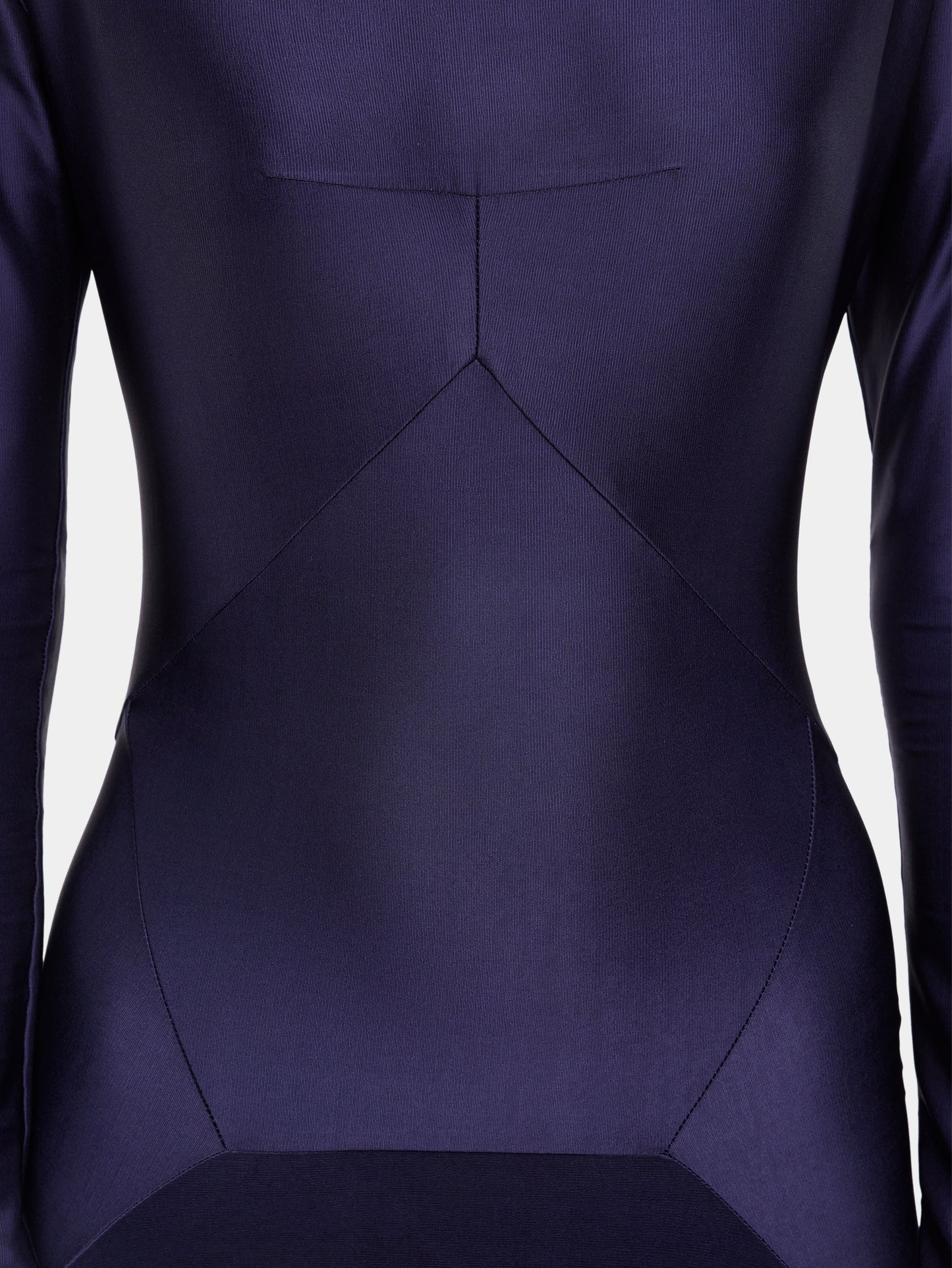 Long dress in jersey with godet details