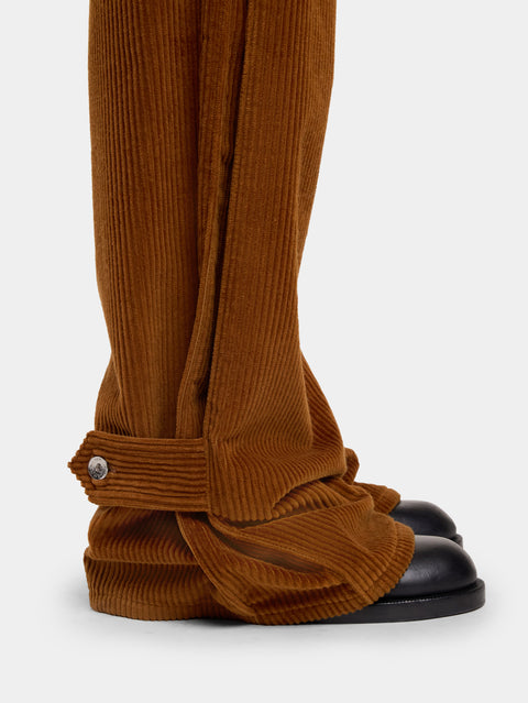 WIDE-LEG PANTS IN CORDUROY