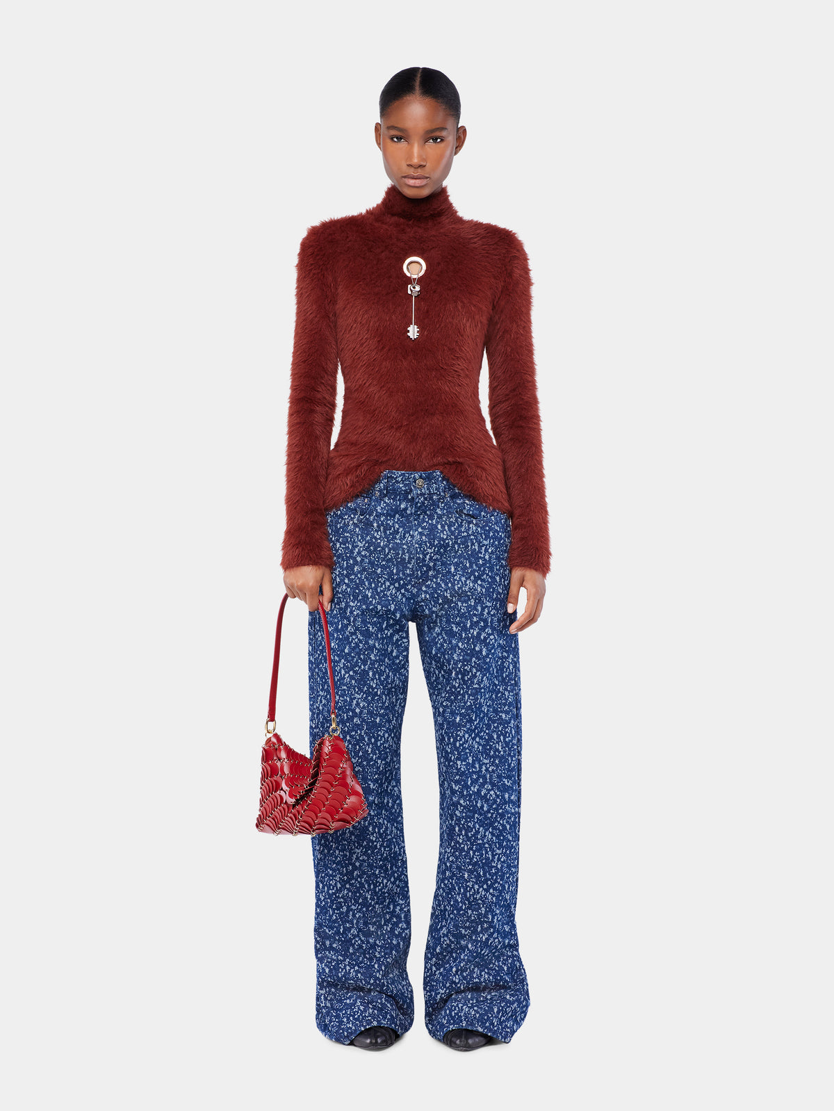 Baggy straight-leg jeans position 2 - Image 2