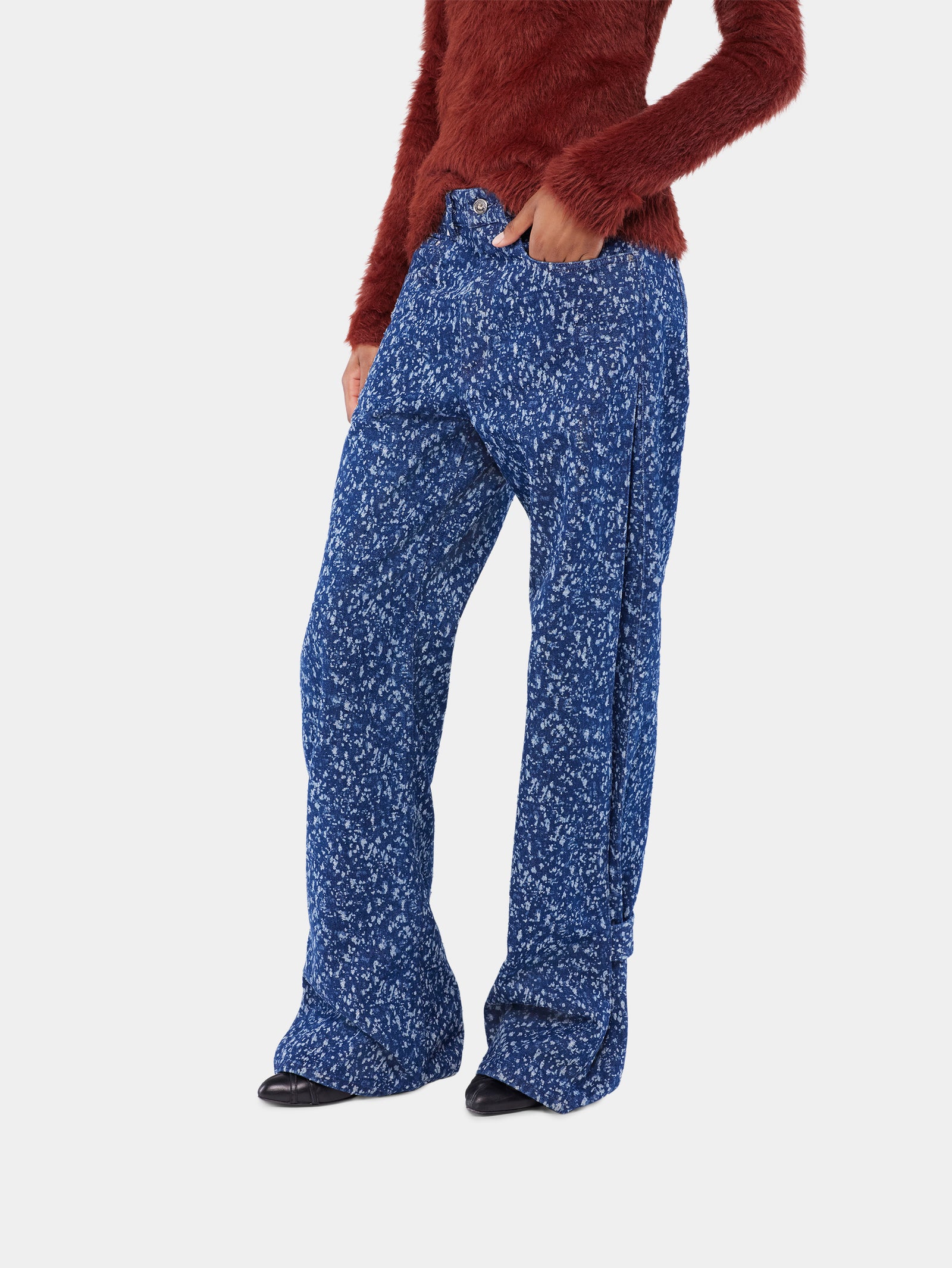 Baggy straight-leg jeans position 3 - Image 3