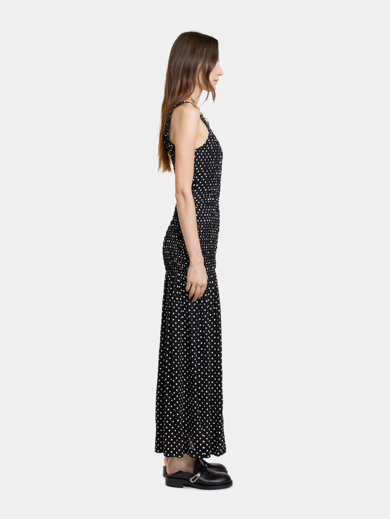 LONG CREPE DRESS