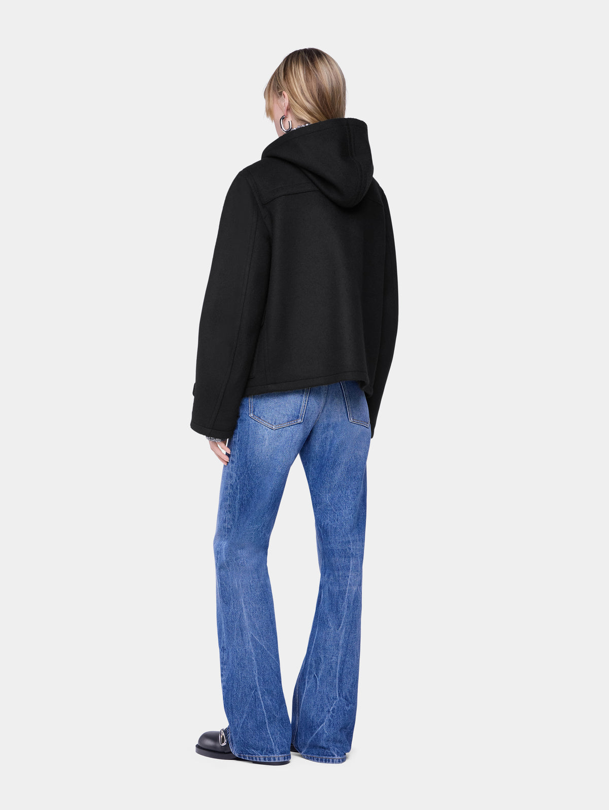 Short coat in wool position 3 - Image 3