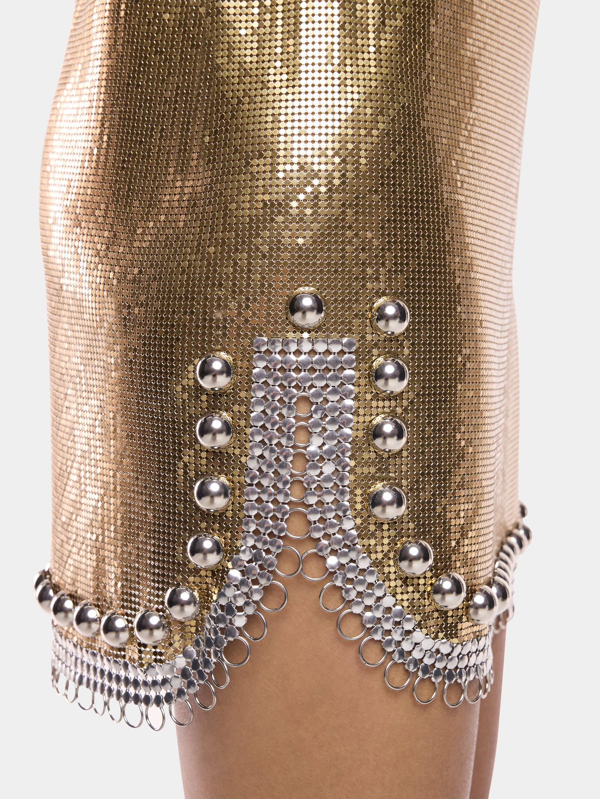 SHORT DRESS IN MESH