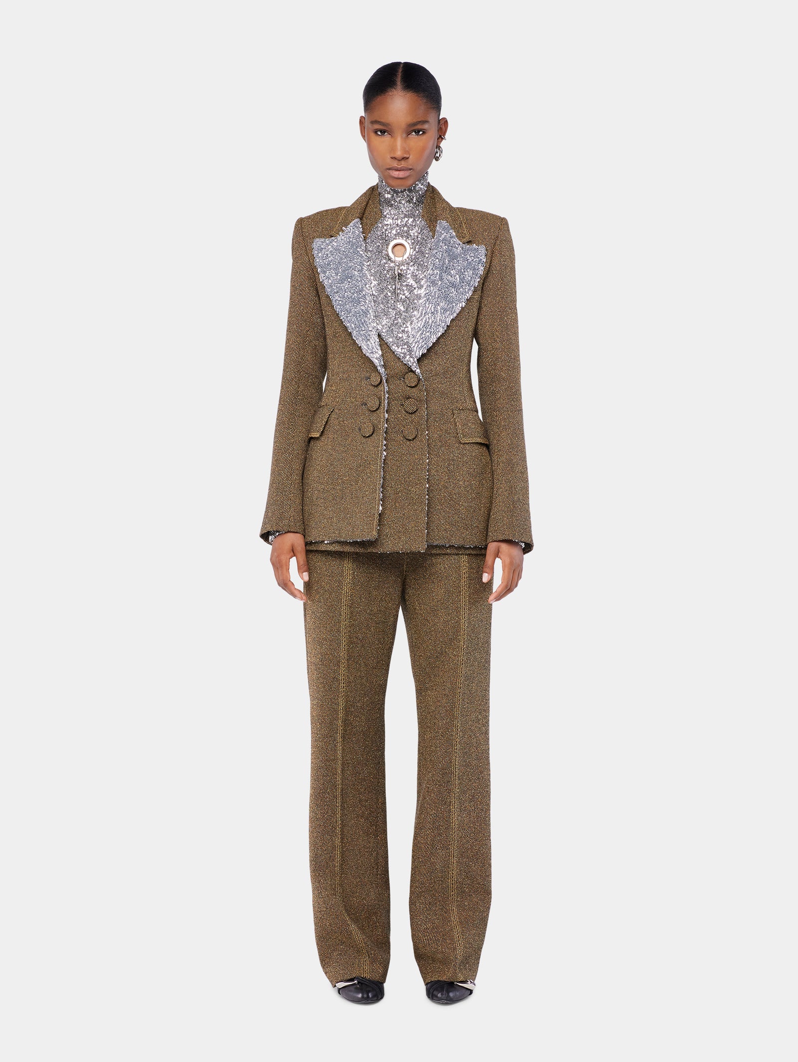 Tailored trousers in wool position 2 - Image 2