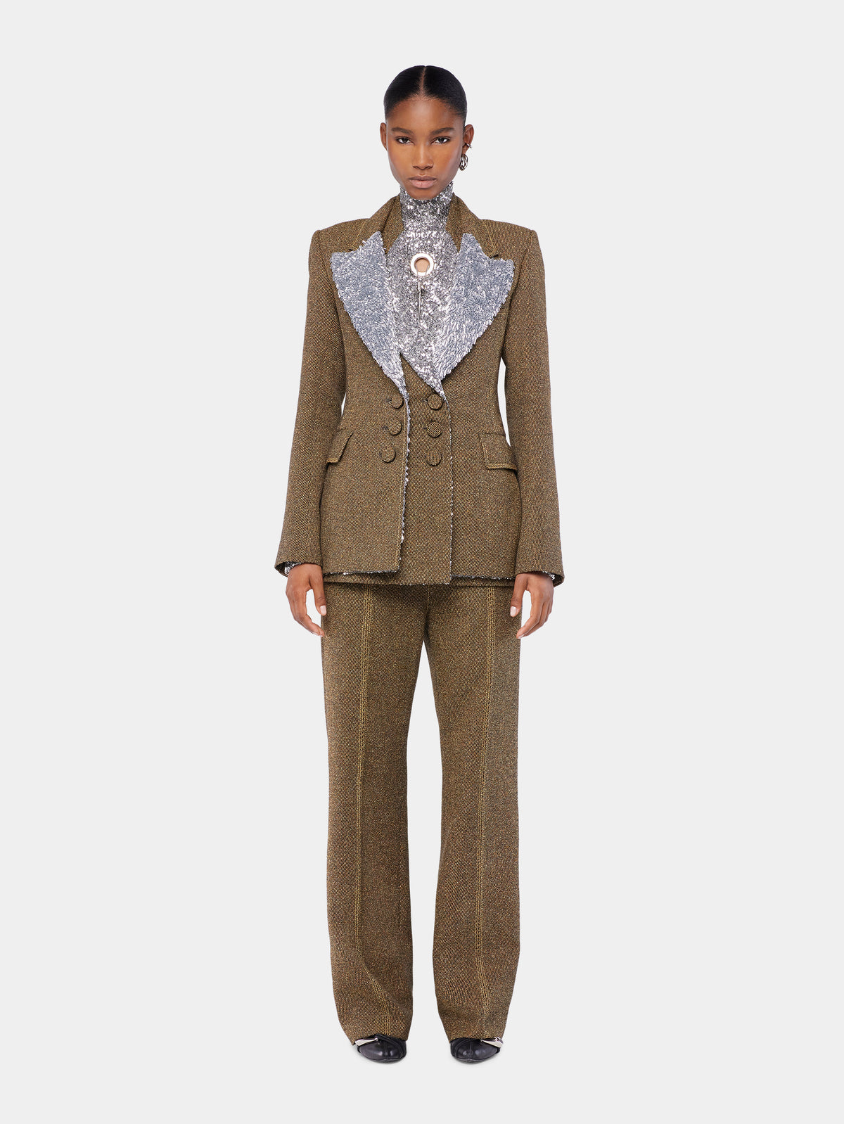 Tailored blazer in wool position 2