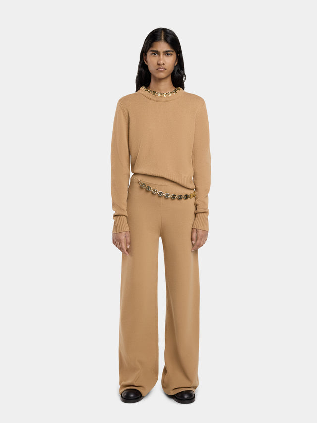 TROUSERS IN WOOL AND CASHMERE