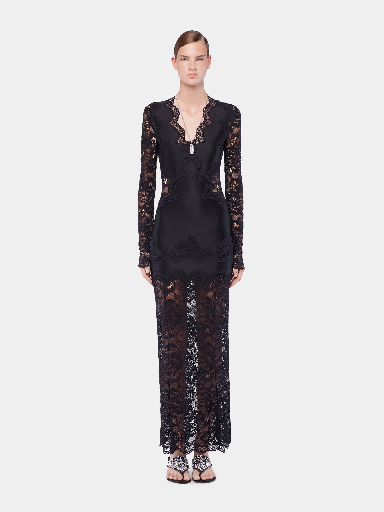 Long lace dress position 2 - Image 2