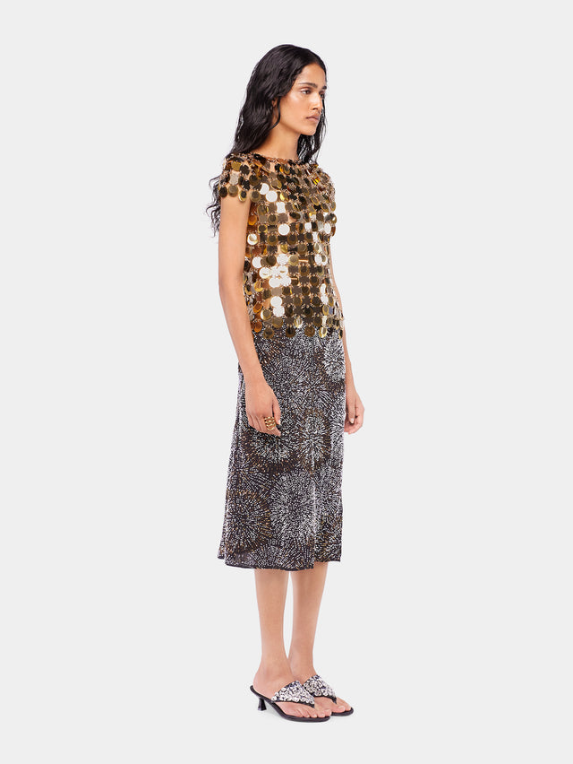 The gold Sparkle disc top - Image 2