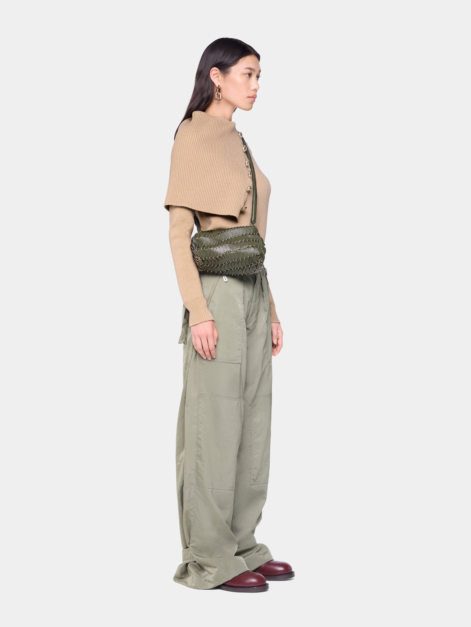 Beige Sweater in wool position 3 - Image 3