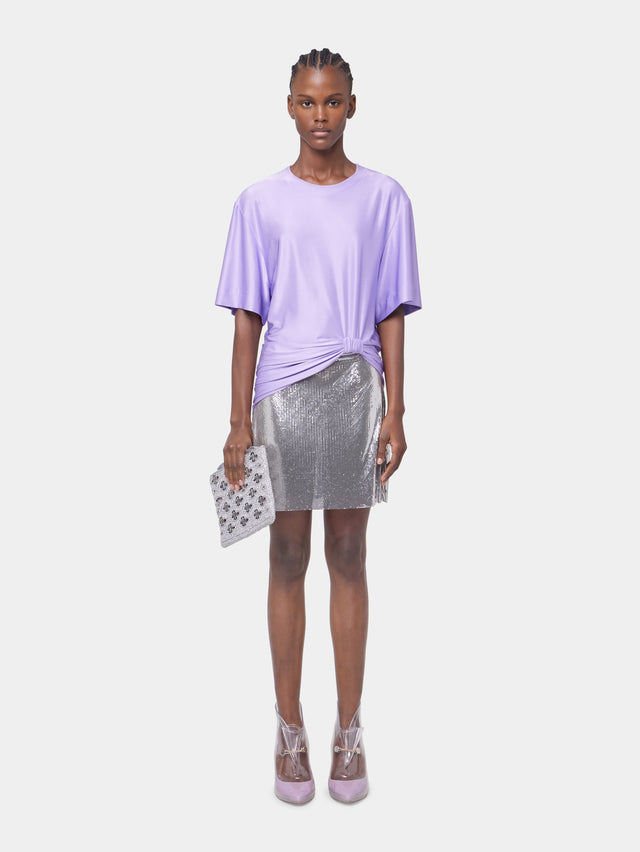 LAVENDER TEE-SHIRT IN JERSEY