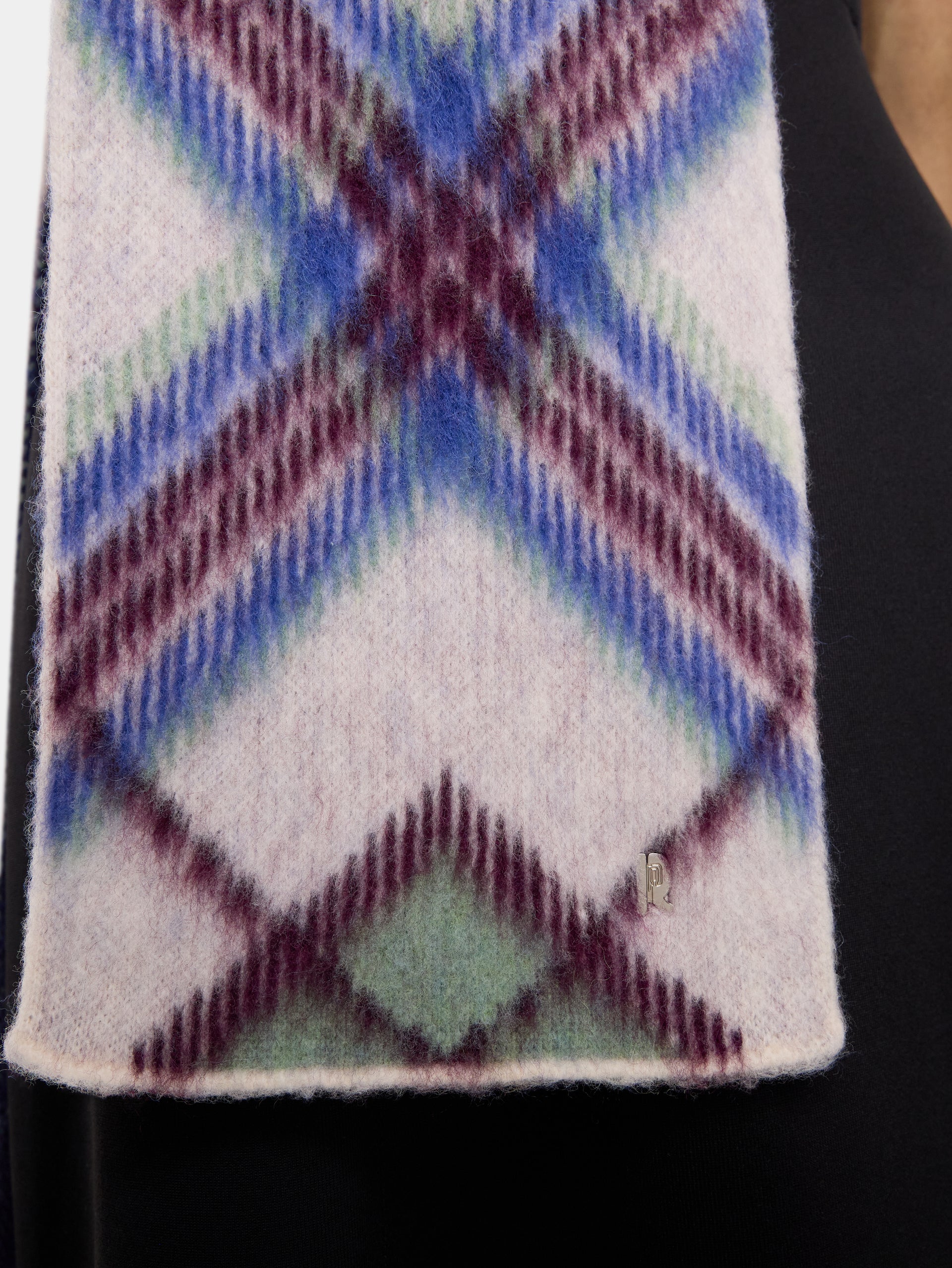 SCARF IN JACQUARD WOOL BLEND