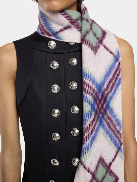 SCARF IN JACQUARD WOOL BLEND