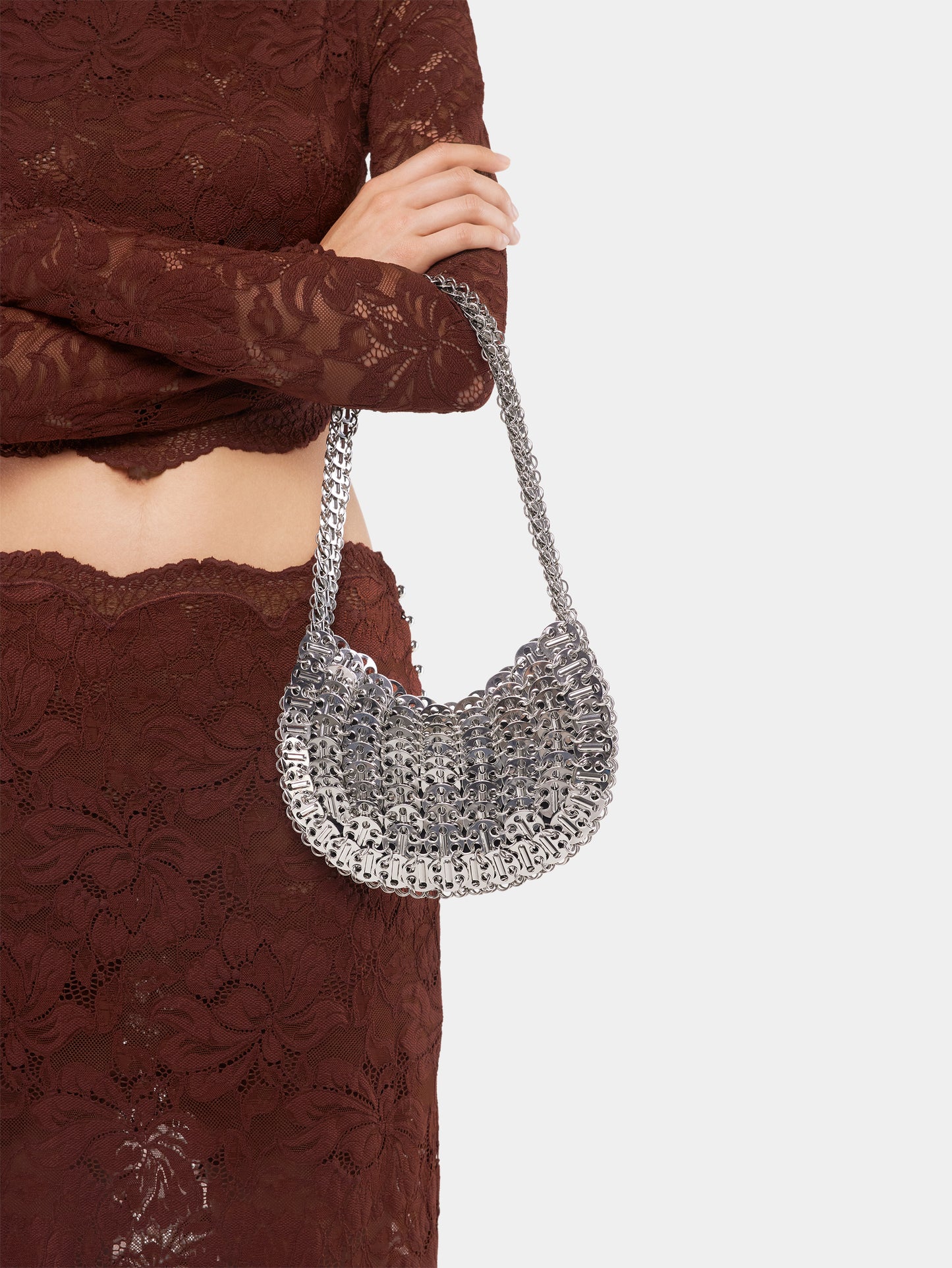 Iconic 1969 moon bag silver