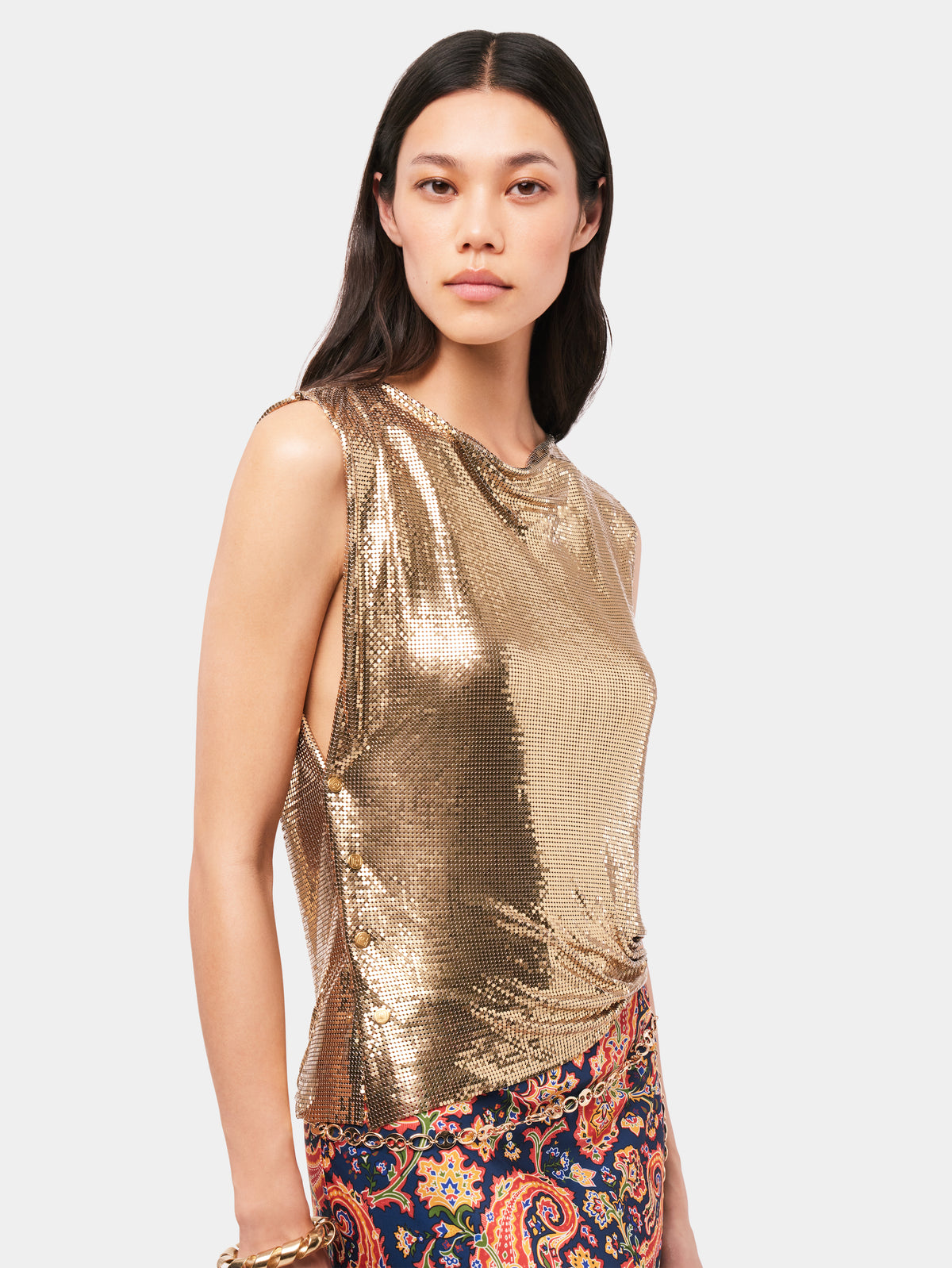 Gold chainmail Top - Image 2