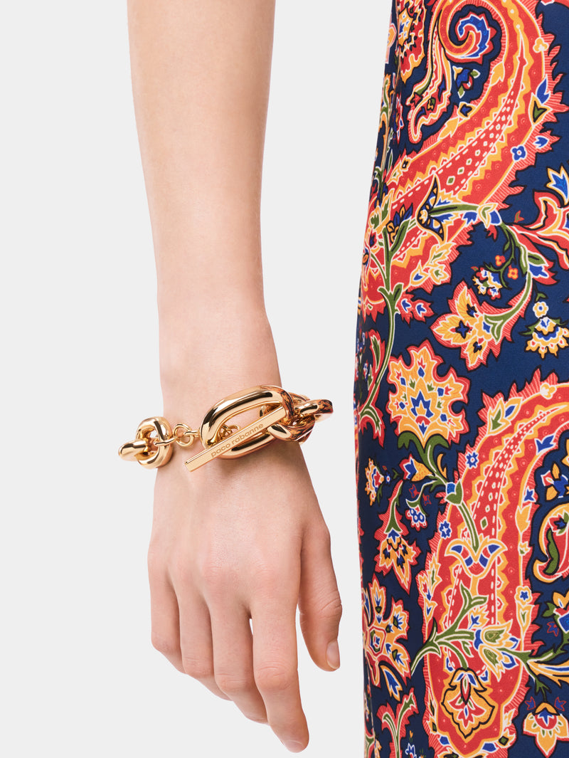 Gold XL link bracelet
