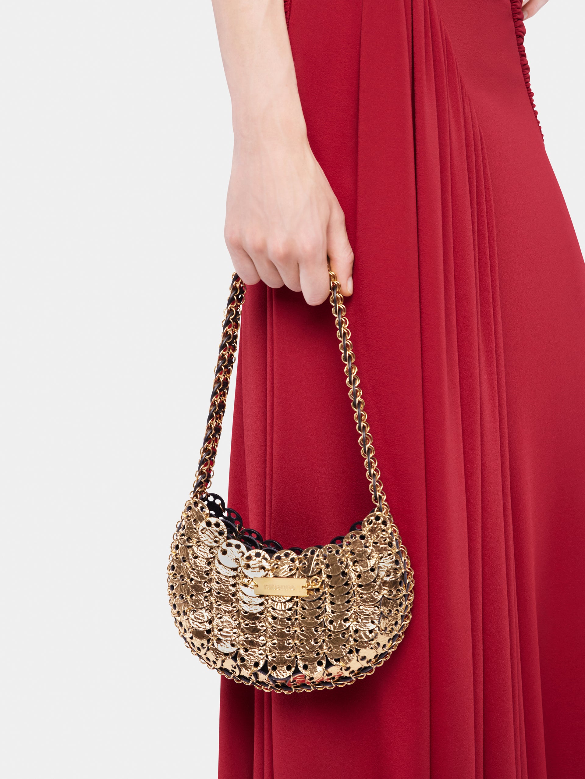 Moon reversible Flip bag in leather