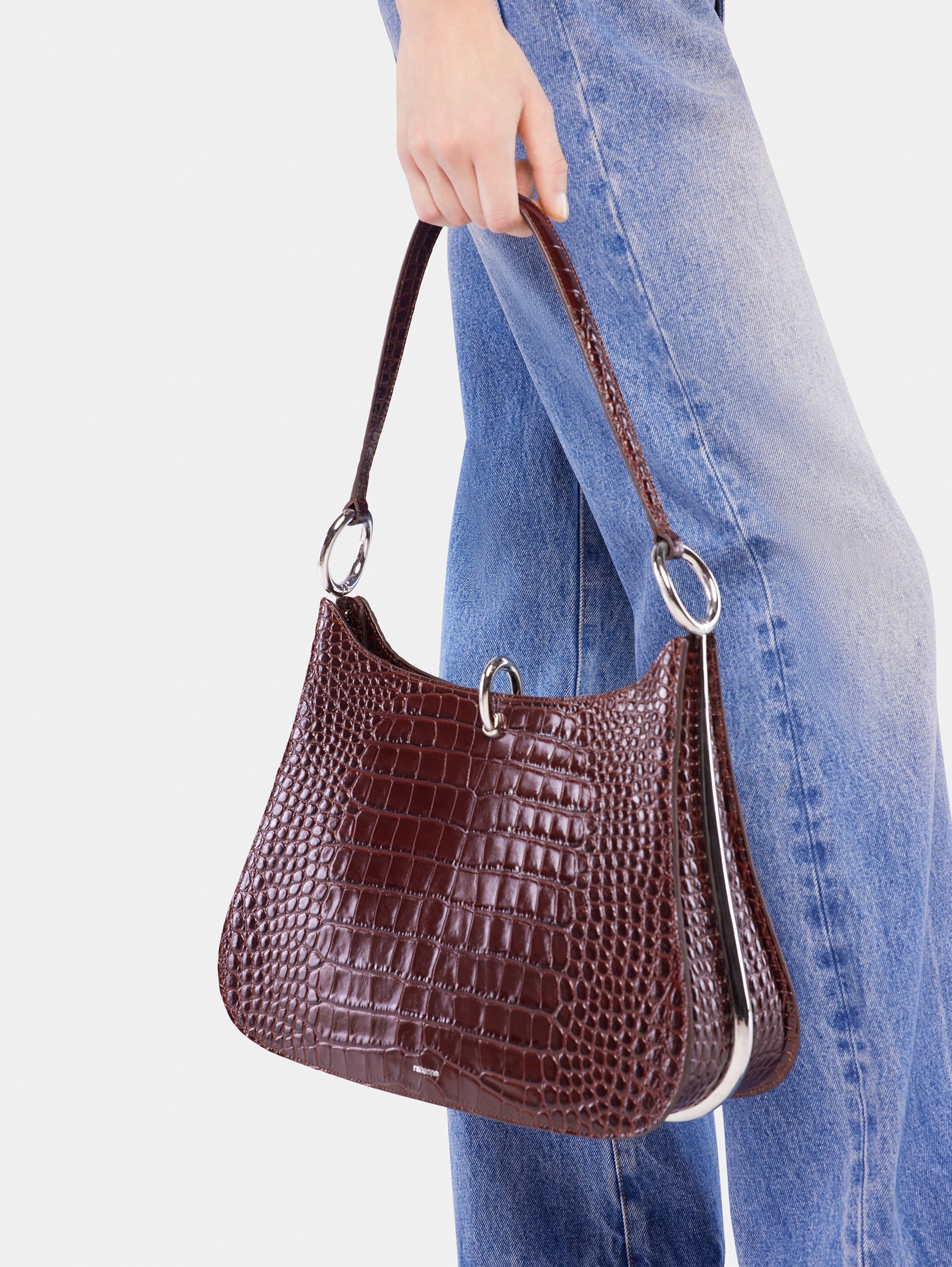 Large Ring leather bag position 2 - Image 2