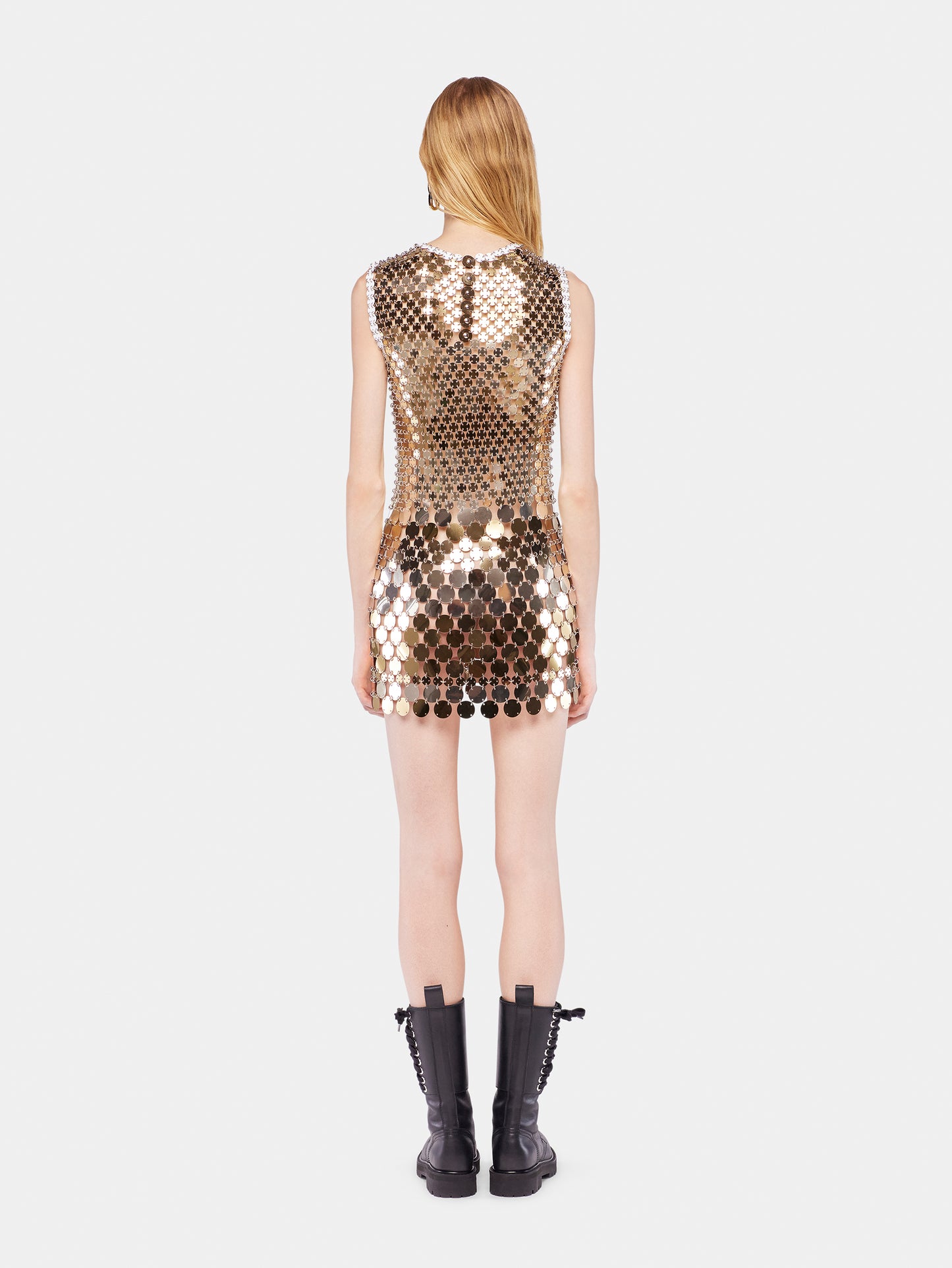 Mini dress in assembly