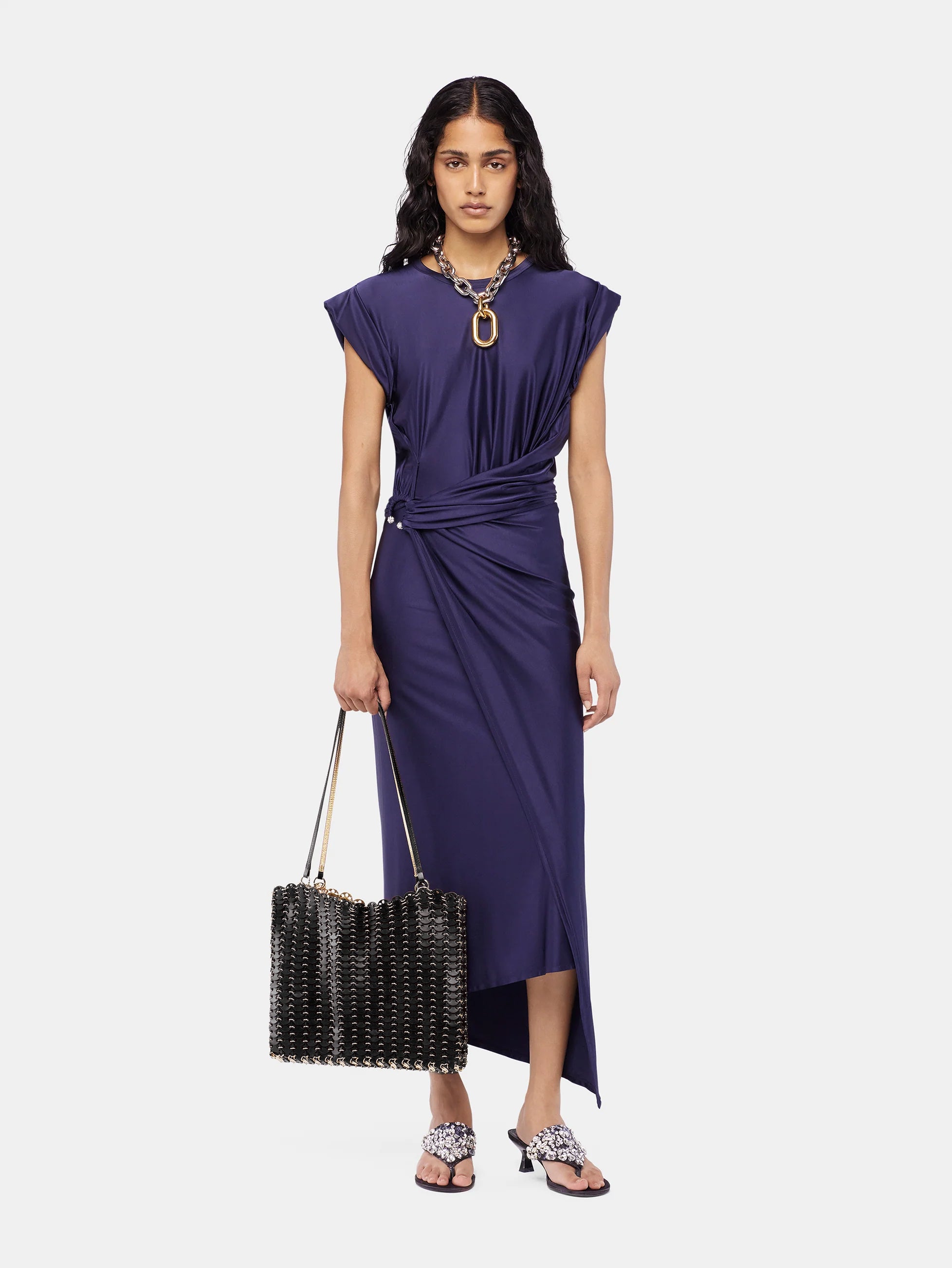 1969 reversible tote Flip bag in leather | Rabanne EN-FR