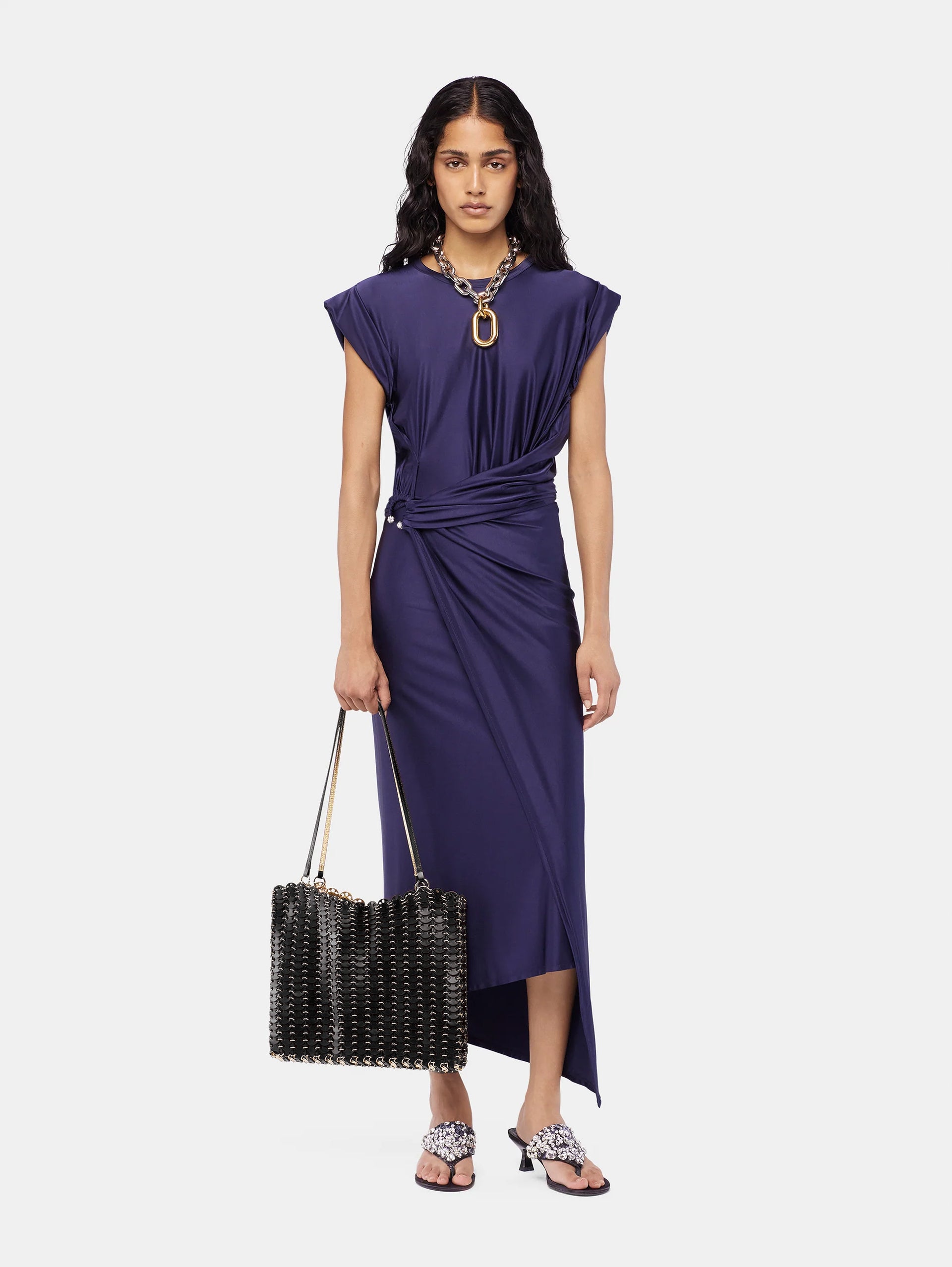 7969 reversible tote Flip bag in leather position 7