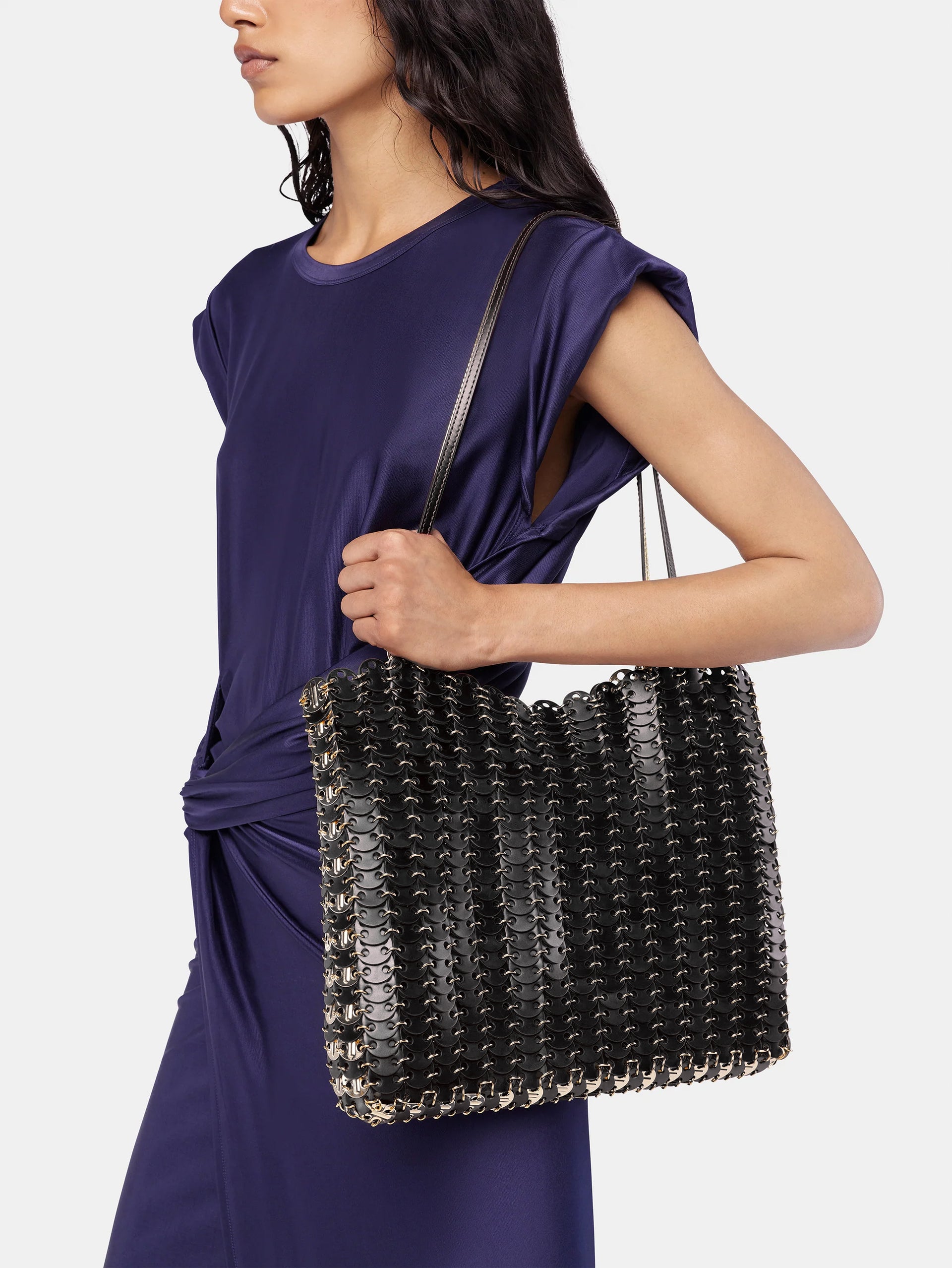 8969 reversible tote Flip bag in leather position 8