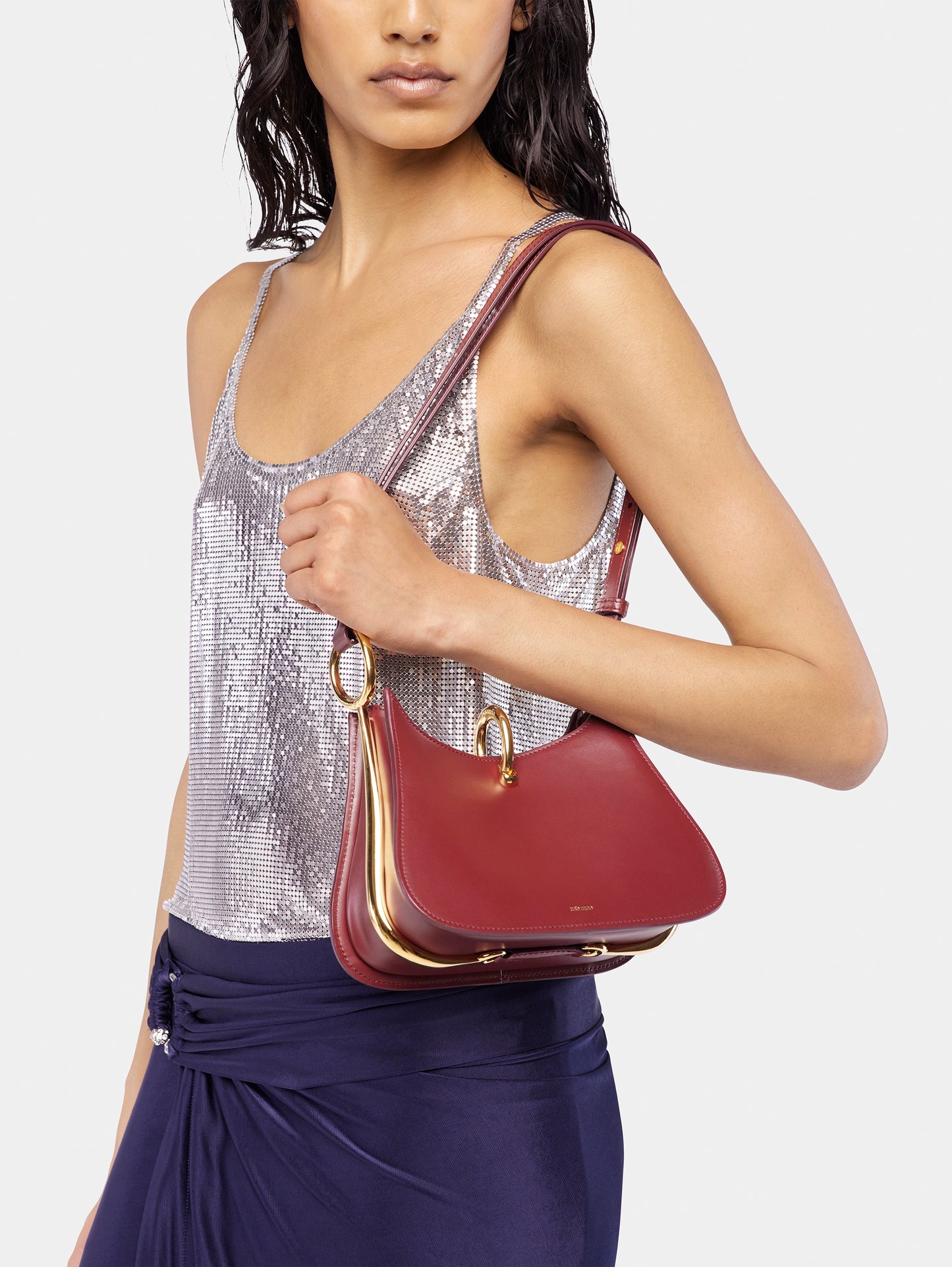 Small Ring leather bag